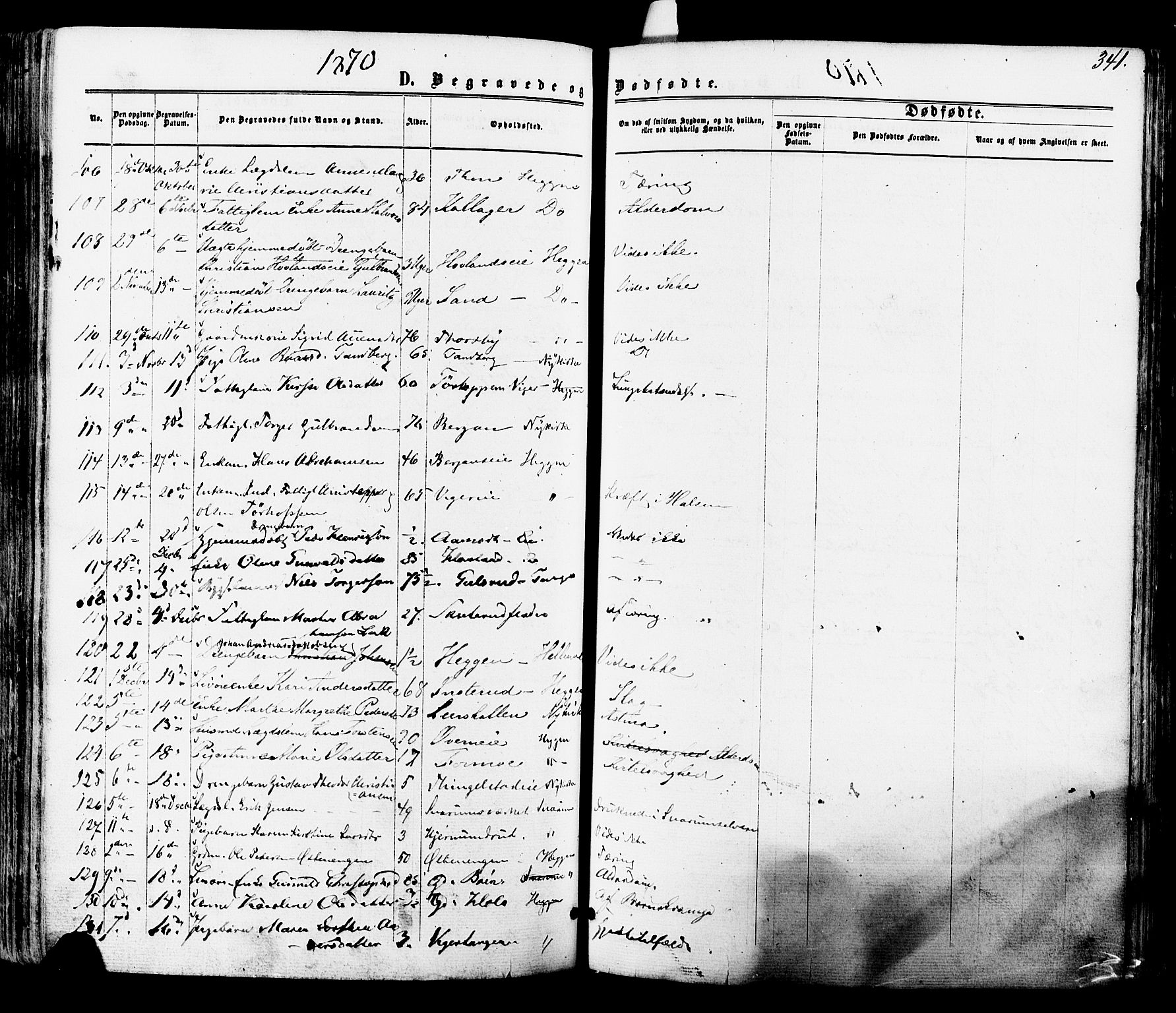 Modum kirkebøker, SAKO/A-234/F/Fa/L0010: Parish register (official) no. 10, 1865-1876, p. 341