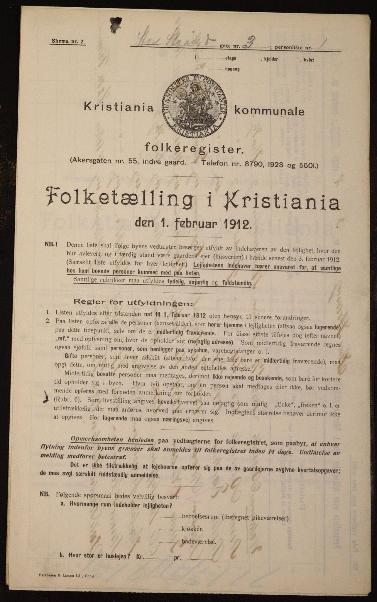 OBA, Municipal Census 1912 for Kristiania, 1912, p. 102917