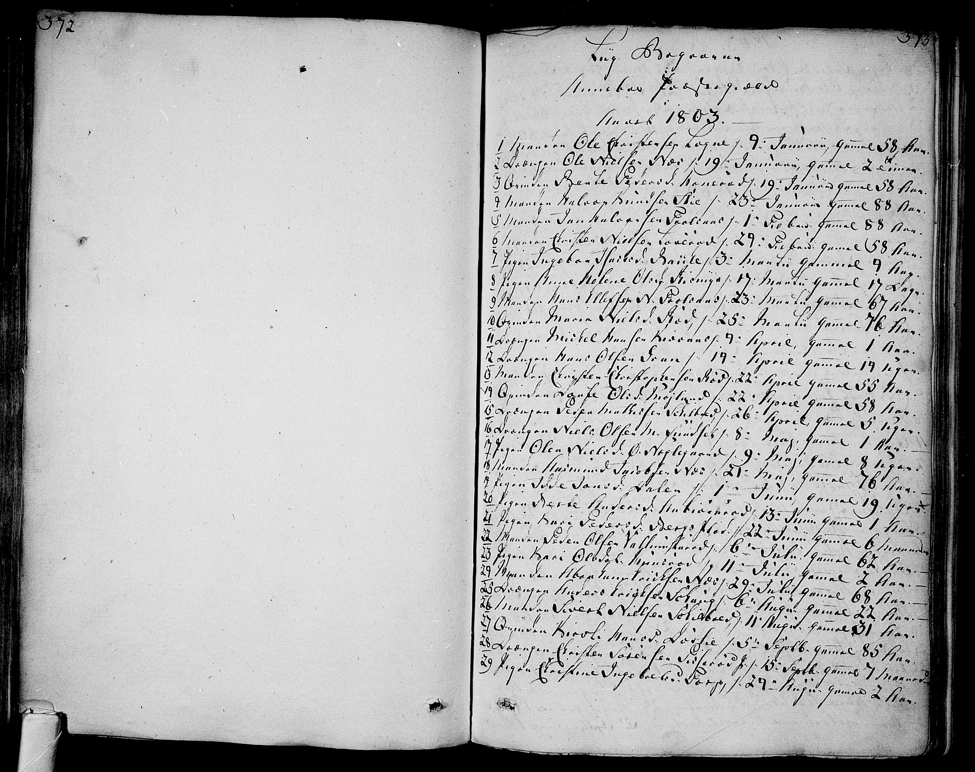 Andebu kirkebøker, SAKO/A-336/F/Fa/L0003: Parish register (official) no. 3 /1, 1803-1828, p. 372-373