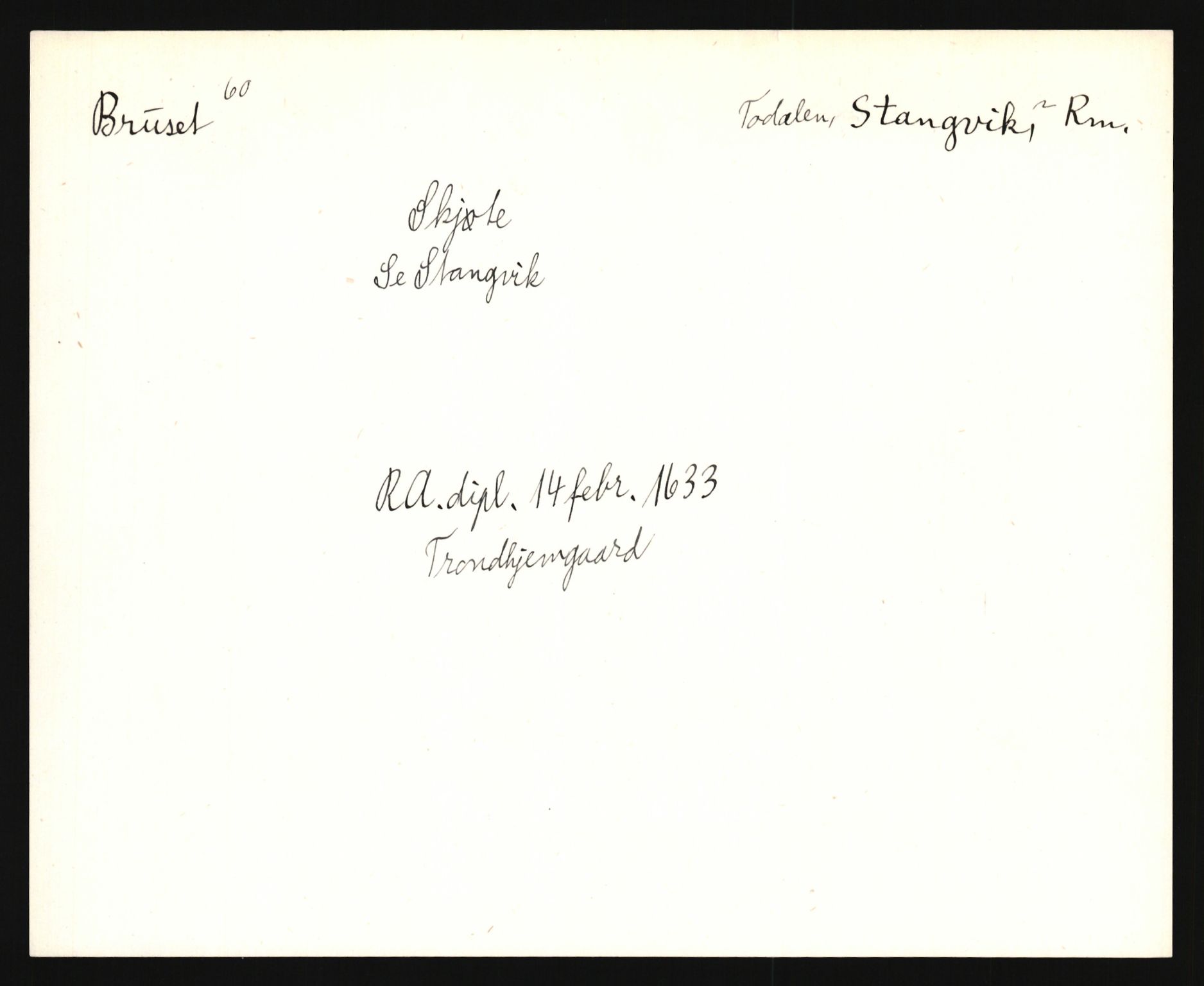 Riksarkivets diplomsamling, AV/RA-EA-5965/F35/F35e/L0031: Registreringssedler Møre og Romsdal, 1400-1700, p. 657