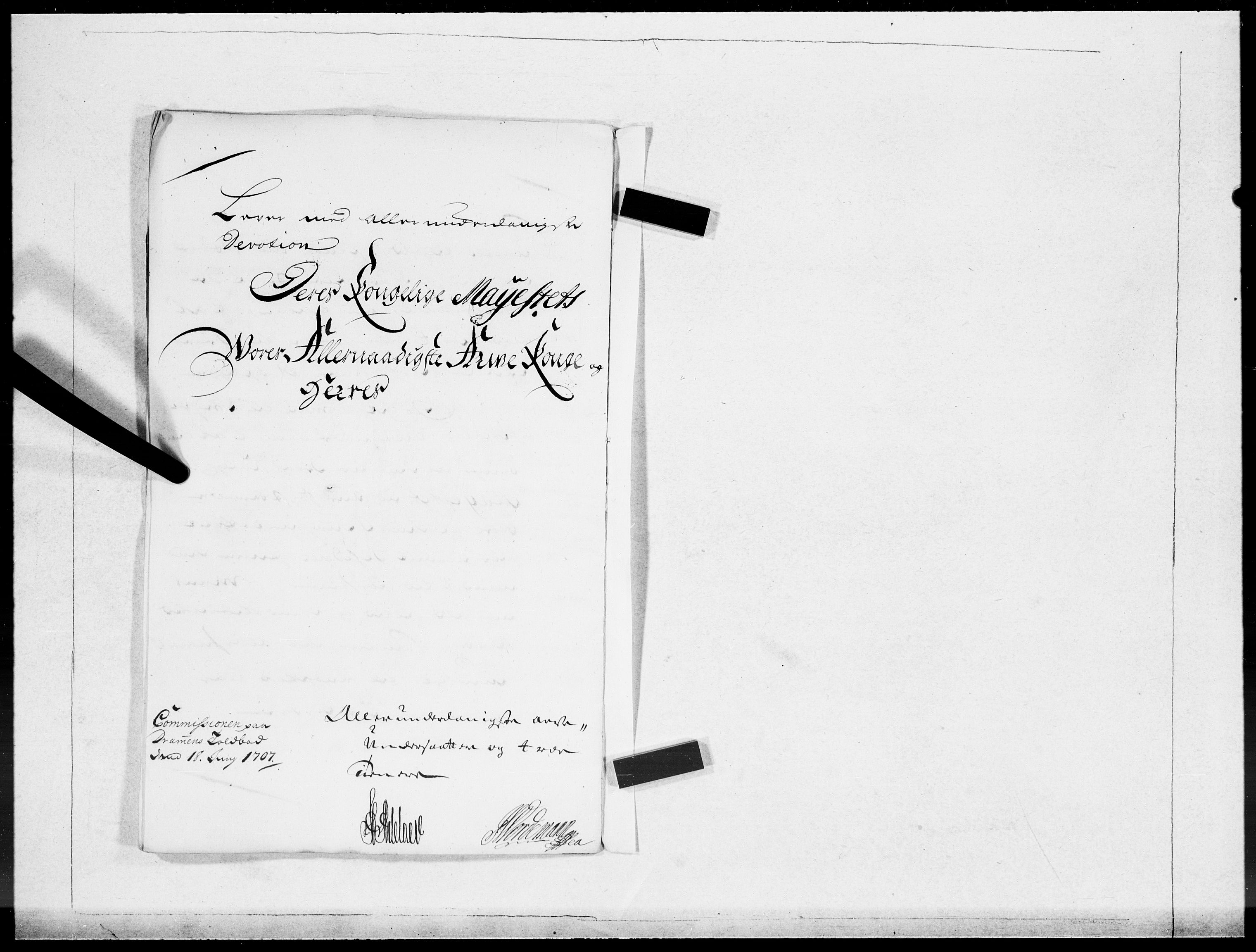 Danske Kanselli 1572-1799, AV/RA-EA-3023/F/Fc/Fcc/Fcca/L0064: Norske innlegg 1572-1799, 1707, p. 89