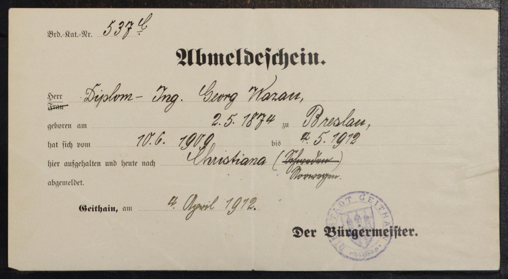 OBA, Municipal Census 1914 for Kristiania, 1914, p. 59037