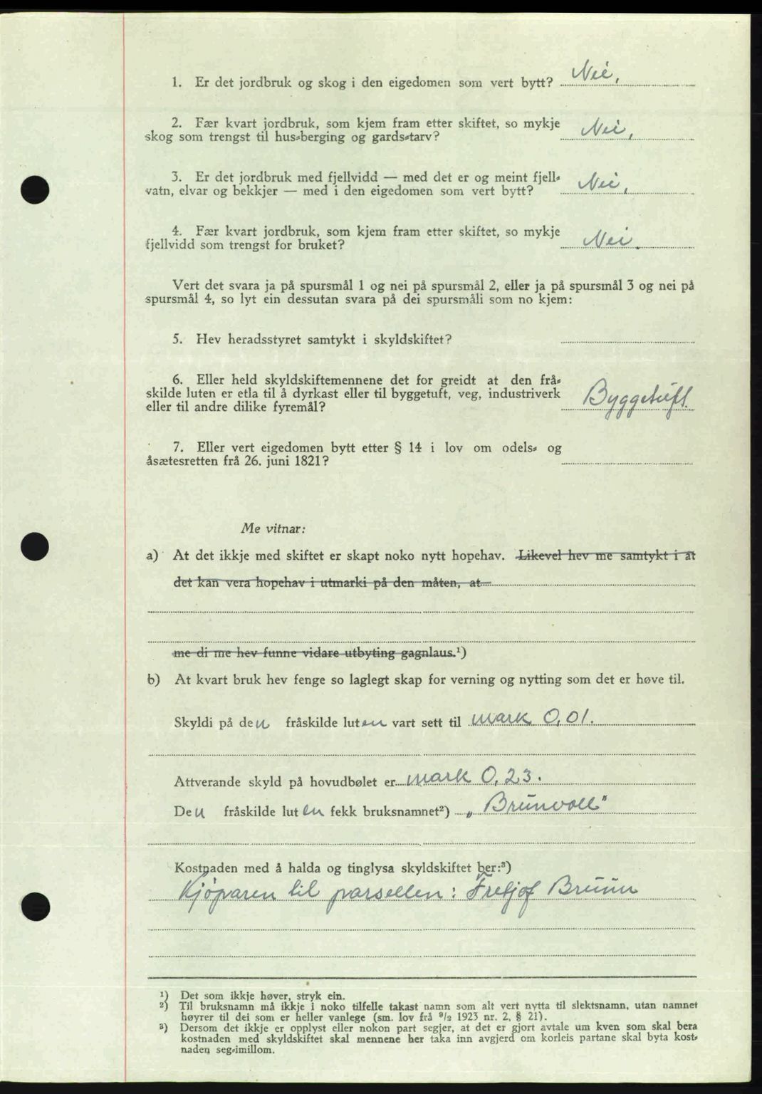 Romsdal sorenskriveri, AV/SAT-A-4149/1/2/2C: Mortgage book no. A26, 1948-1948, Diary no: : 1690/1948