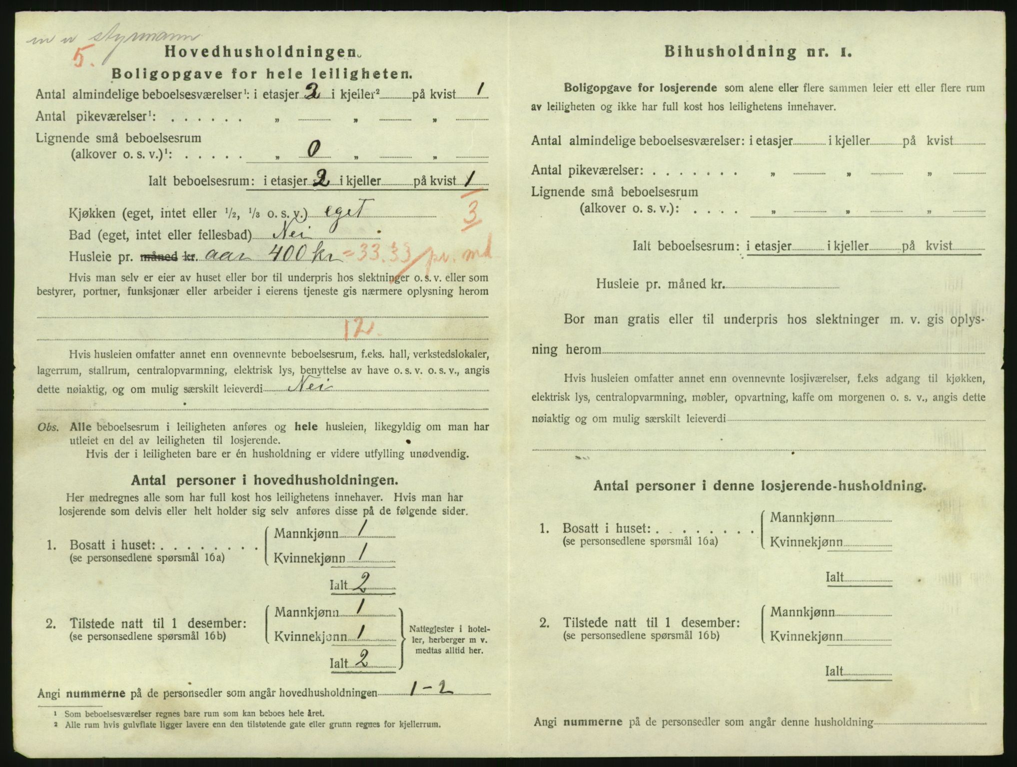 SAK, 1920 census for Grimstad, 1920, p. 1324