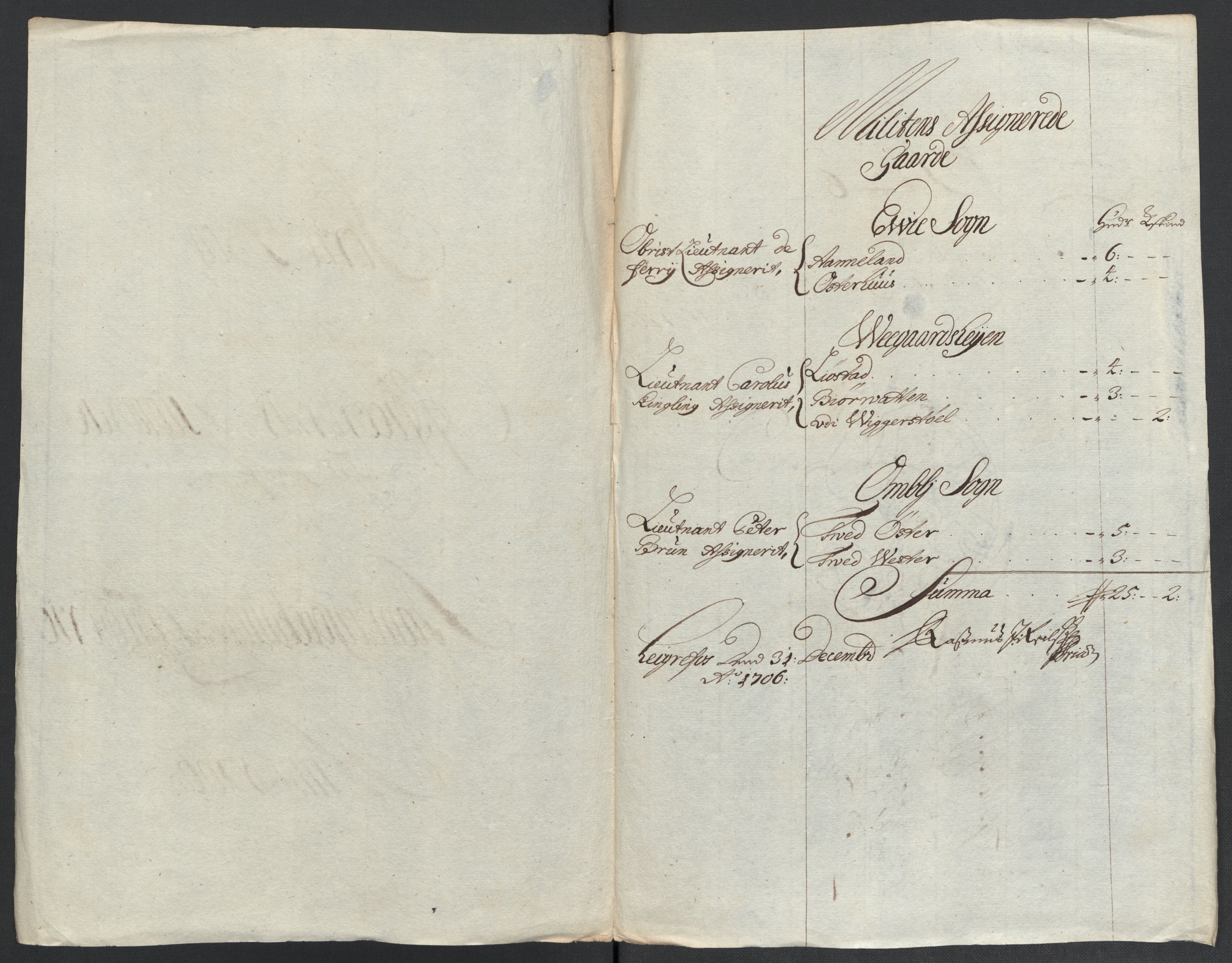 Rentekammeret inntil 1814, Reviderte regnskaper, Fogderegnskap, RA/EA-4092/R40/L2448: Fogderegnskap Råbyggelag, 1706-1708, p. 46