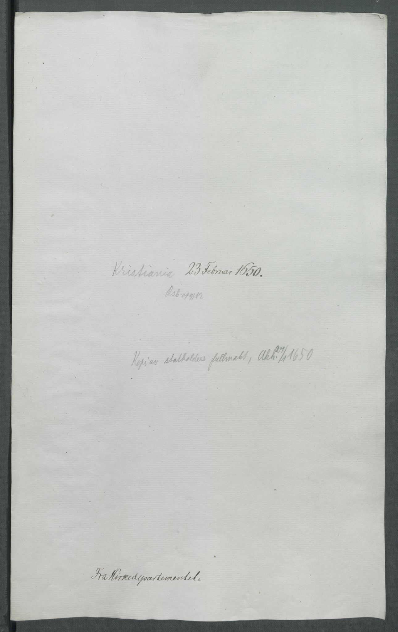 Riksarkivets diplomsamling, AV/RA-EA-5965/F02/L0163: Dokumenter, 1650, p. 2