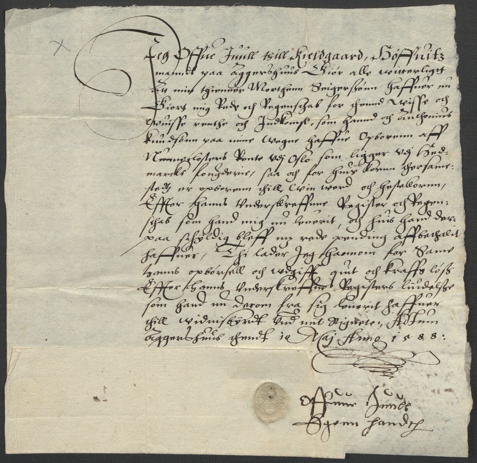 Riksarkivets diplomsamling, RA/EA-5965/F02/L0089: Dokumenter, 1588, p. 26