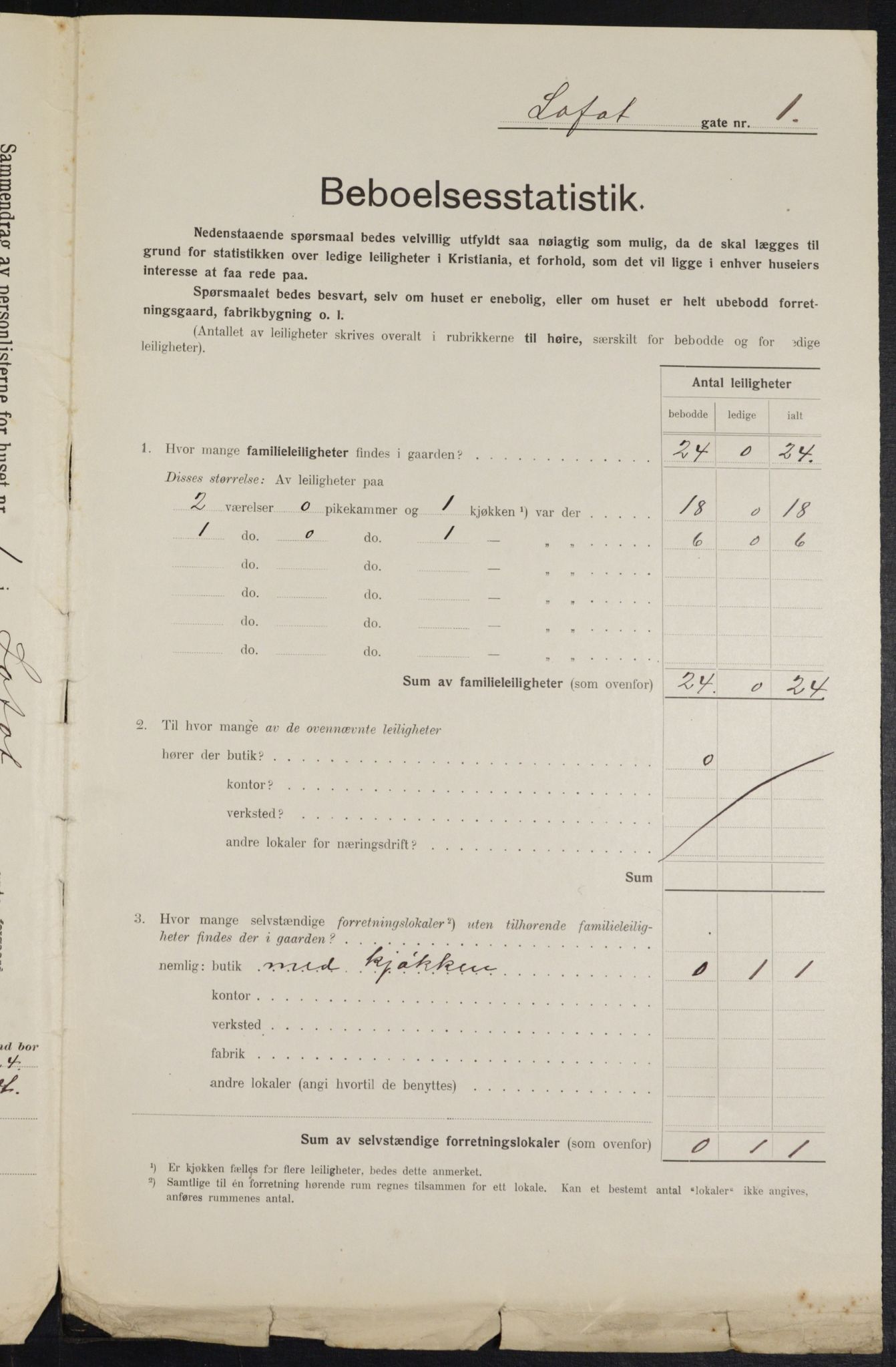 OBA, Municipal Census 1914 for Kristiania, 1914, p. 58271