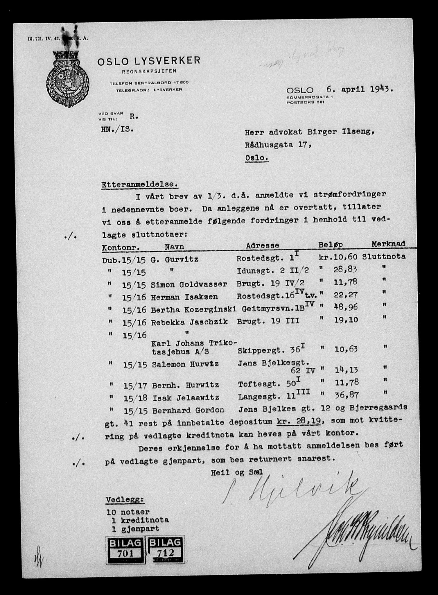 Justisdepartementet, Tilbakeføringskontoret for inndratte formuer, AV/RA-S-1564/H/Hc/Hcc/L0944: --, 1945-1947, p. 691