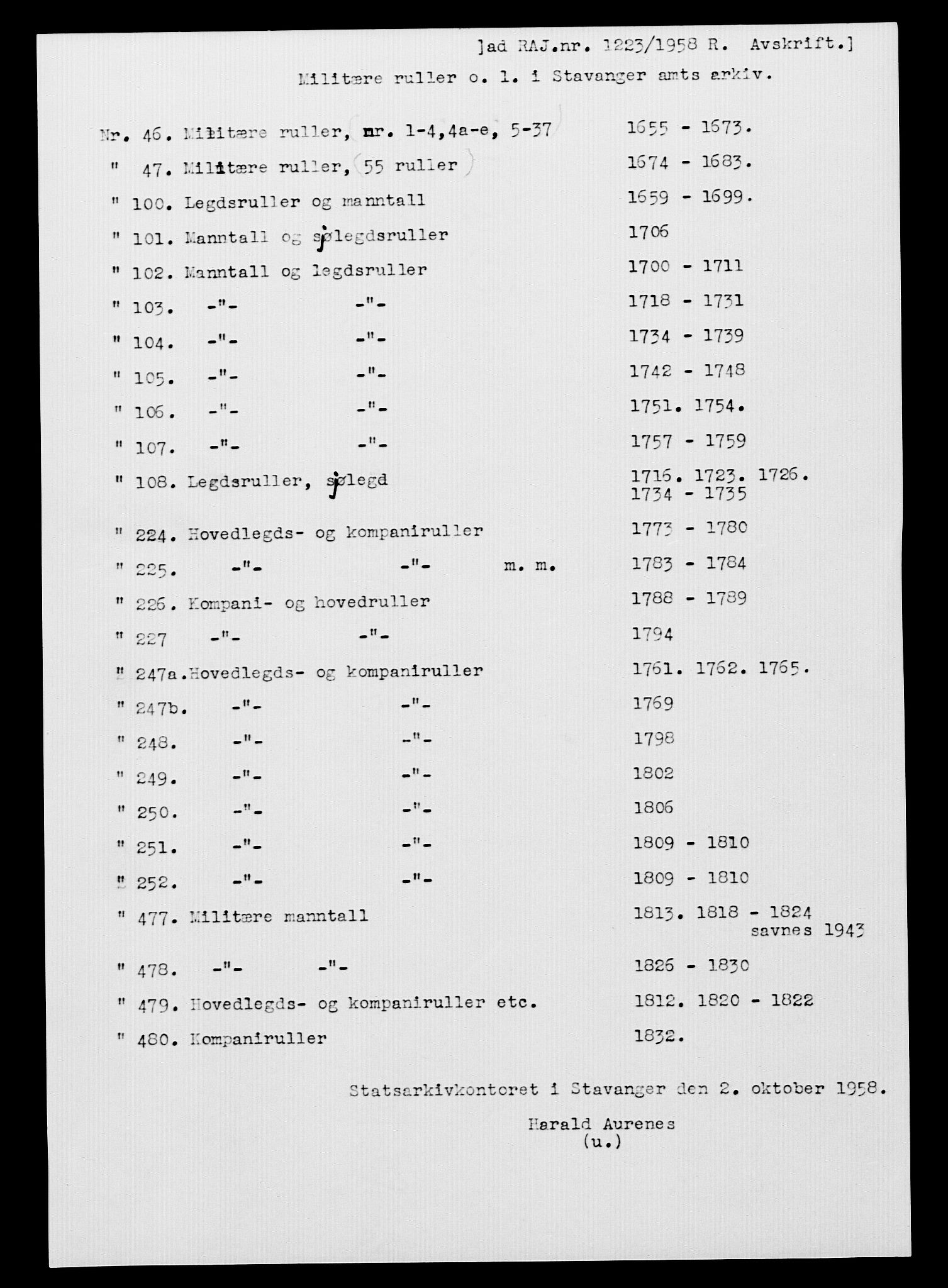 Fylkesmannen i Rogaland, AV/SAST-A-101928/99/3/325/325CA, 1655-1832, p. 6310