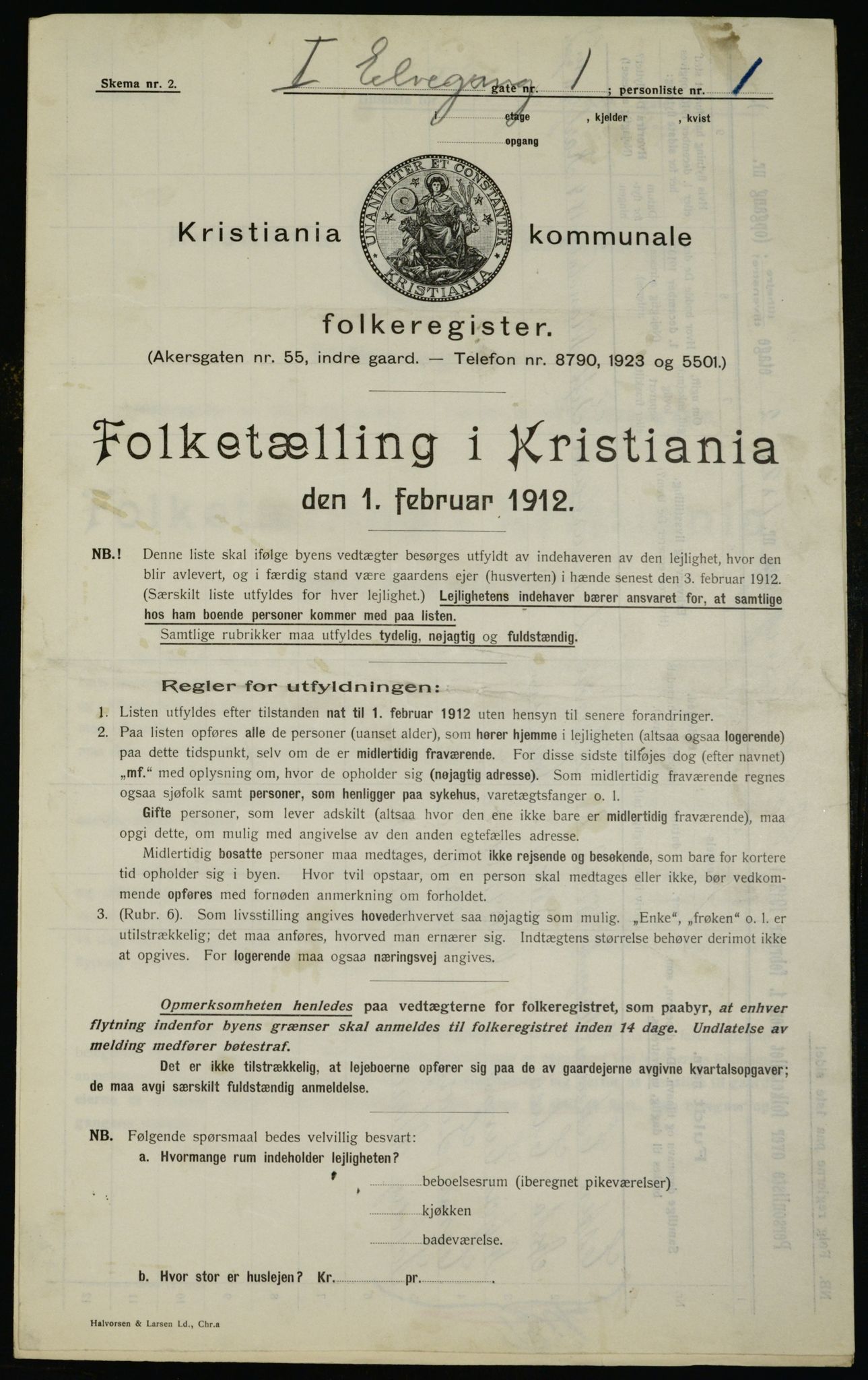 OBA, Municipal Census 1912 for Kristiania, 1912, p. 20818