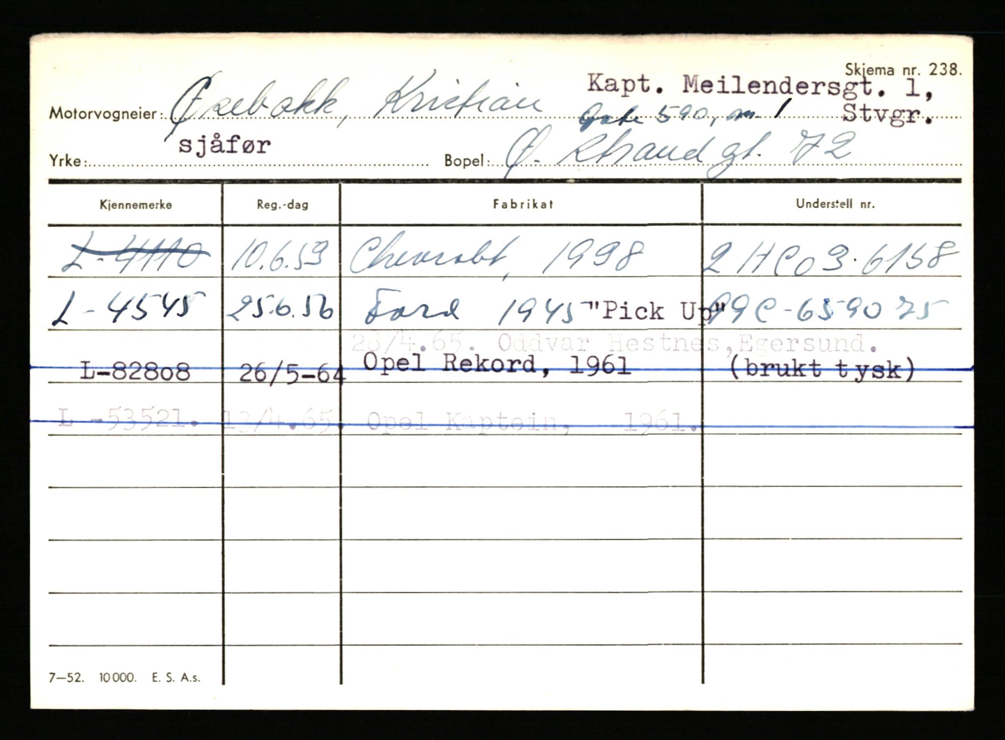 Stavanger trafikkstasjon, AV/SAST-A-101942/0/H/L0044: Øksna - Åmo, 1930-1971, p. 411