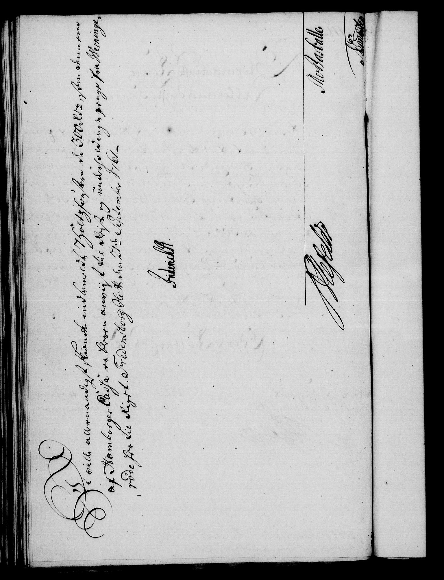 Rentekammeret, Kammerkanselliet, RA/EA-3111/G/Gf/Gfa/L0043: Norsk relasjons- og resolusjonsprotokoll (merket RK 52.43), 1761, p. 422