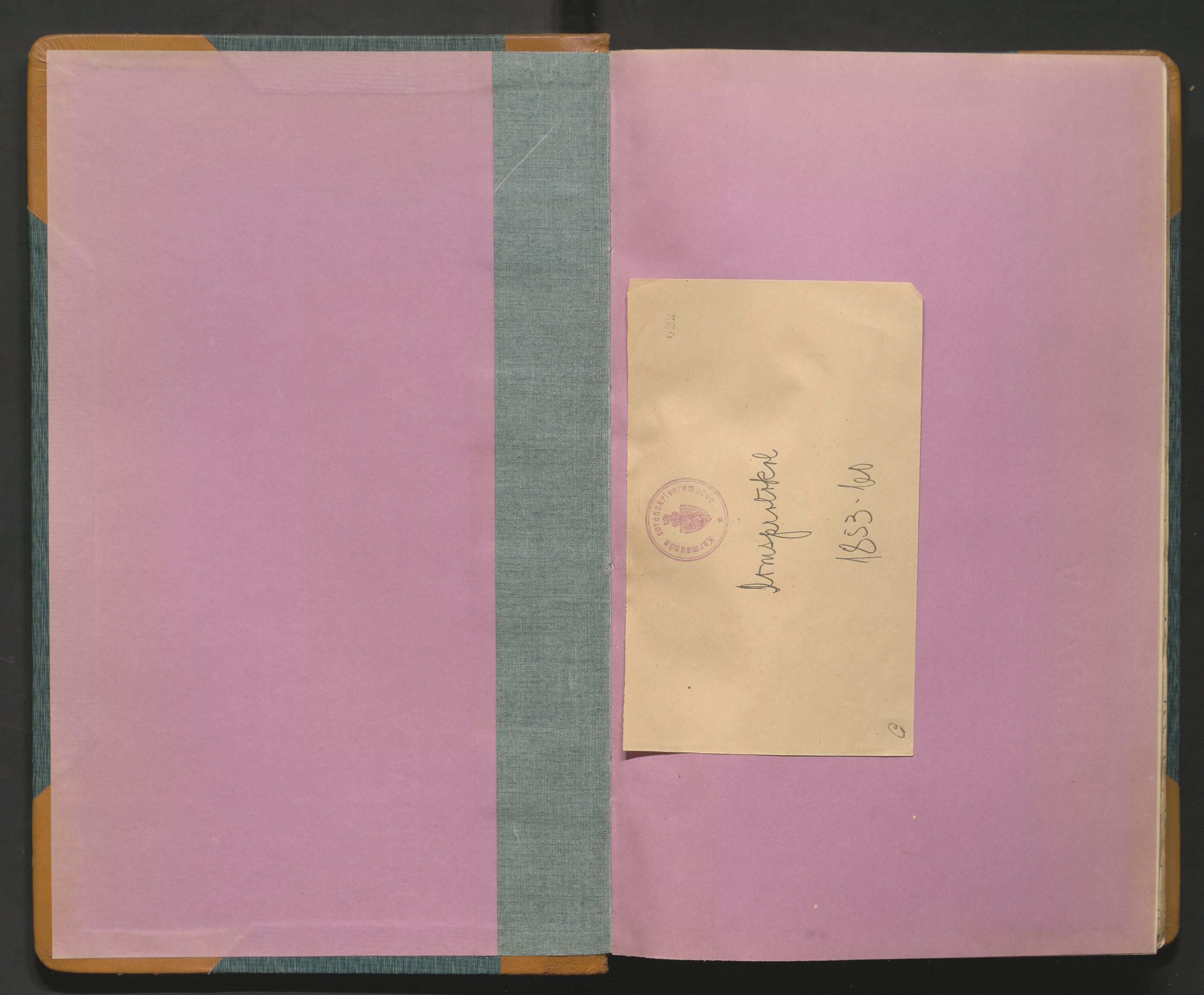 Karmsund sorenskriveri, AV/SAST-A-100311/01/I/IA/IABE/L0002: DOMSPROTOKOLL, 1853-1860