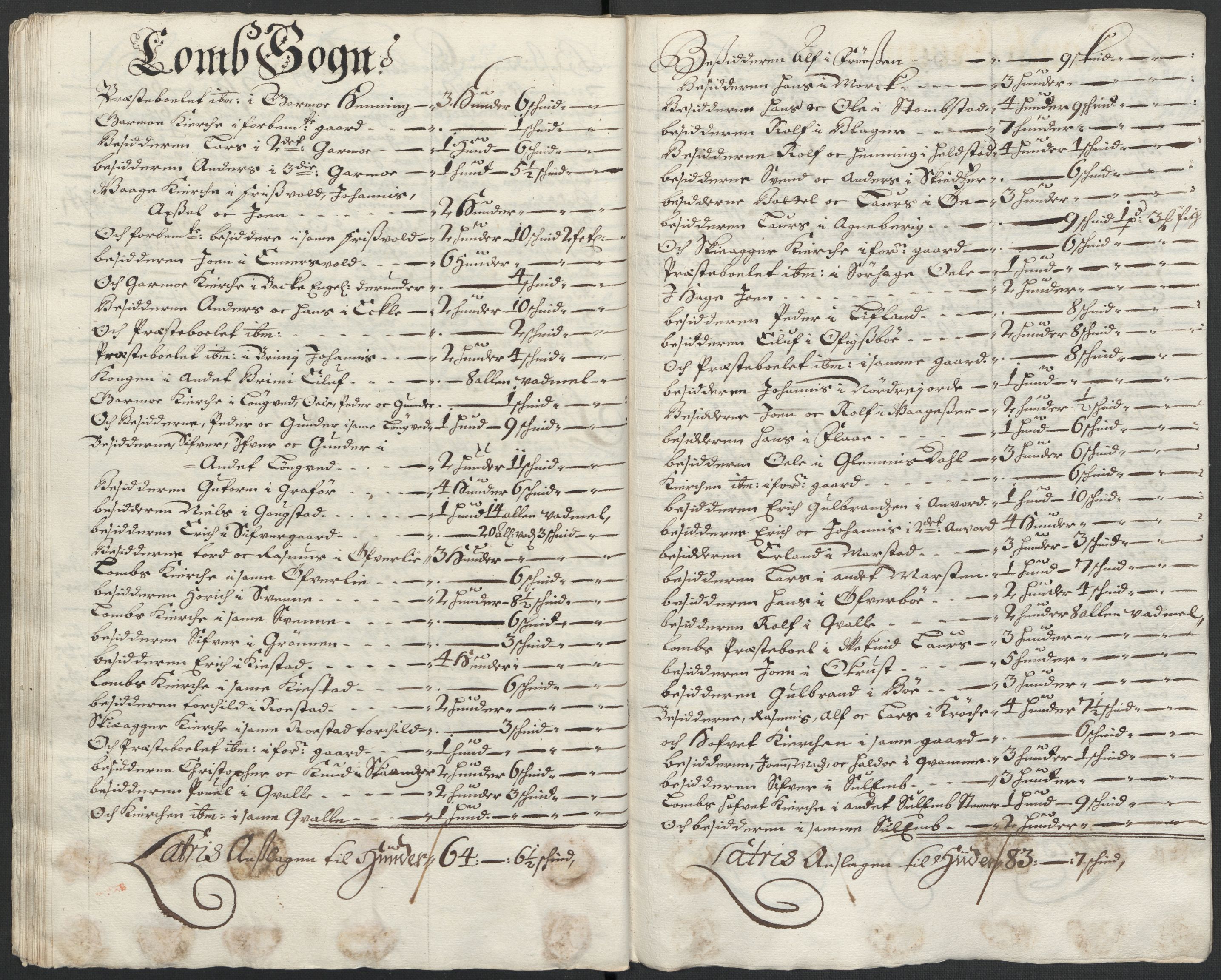 Rentekammeret inntil 1814, Reviderte regnskaper, Fogderegnskap, AV/RA-EA-4092/R17/L1171: Fogderegnskap Gudbrandsdal, 1698, p. 189