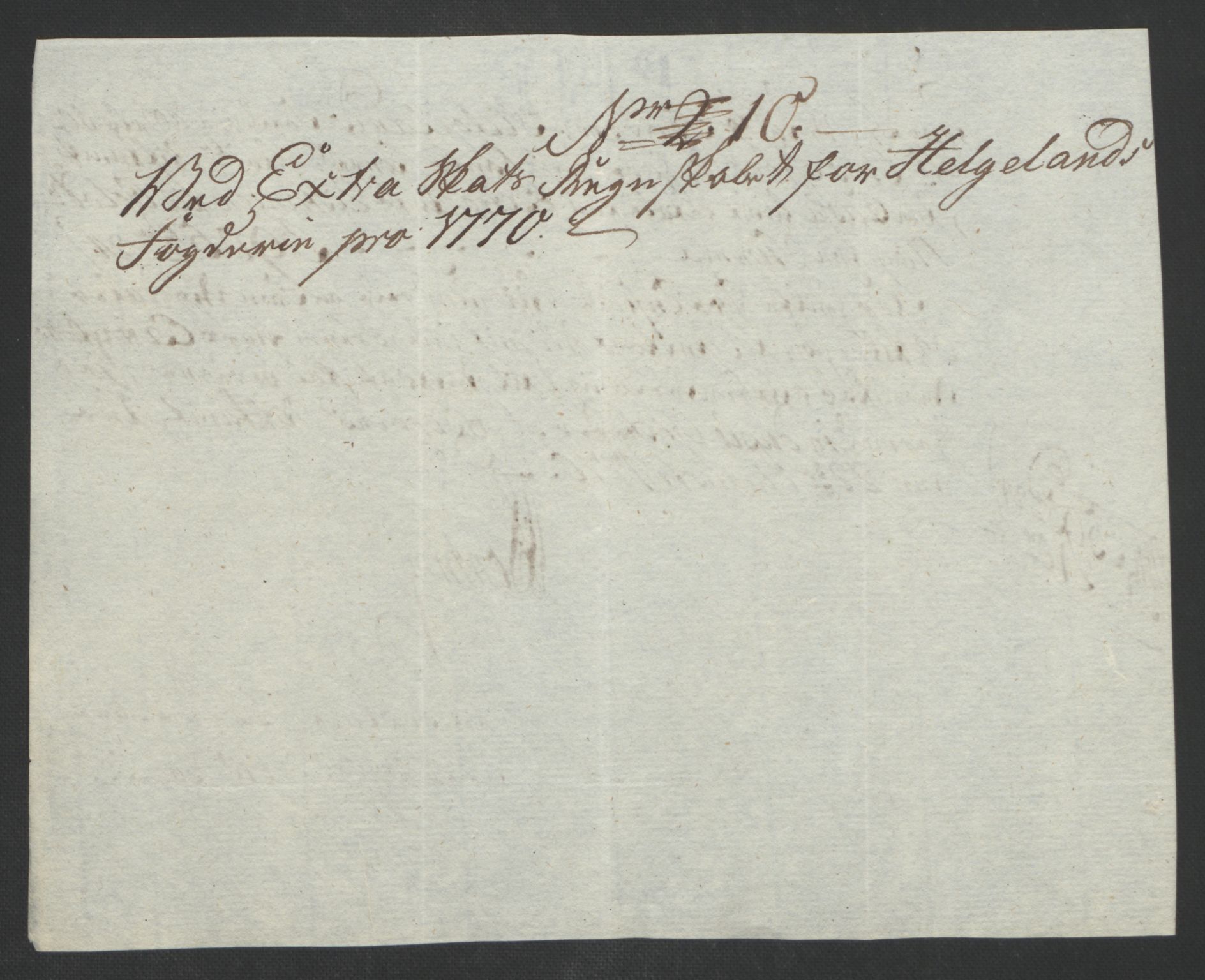 Rentekammeret inntil 1814, Reviderte regnskaper, Fogderegnskap, RA/EA-4092/R65/L4573: Ekstraskatten Helgeland, 1762-1772, p. 292