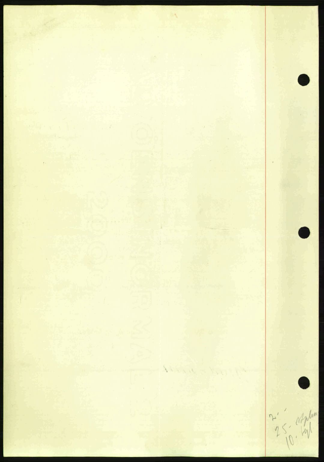 Stavanger byrett, AV/SAST-A-100455/002/G/Gb/L0017: Mortgage book no. A7, 1941-1943, Diary no: : 492/1943