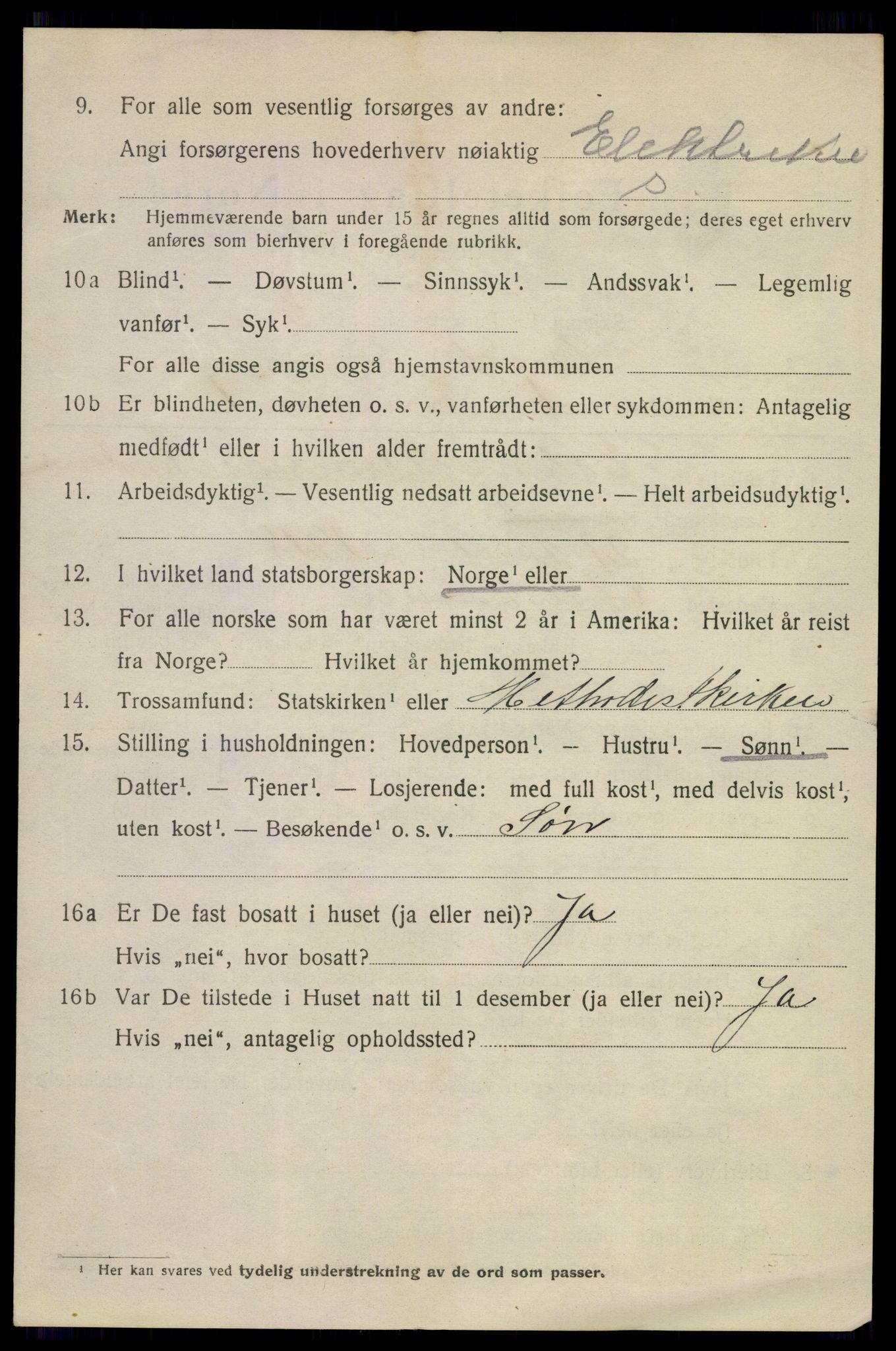 SAKO, 1920 census for Larvik, 1920, p. 16057