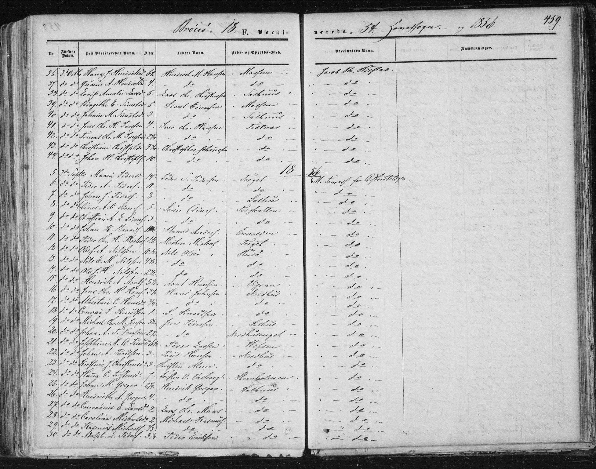 Ministerialprotokoller, klokkerbøker og fødselsregistre - Nordland, SAT/A-1459/813/L0198: Parish register (official) no. 813A08, 1834-1874, p. 459