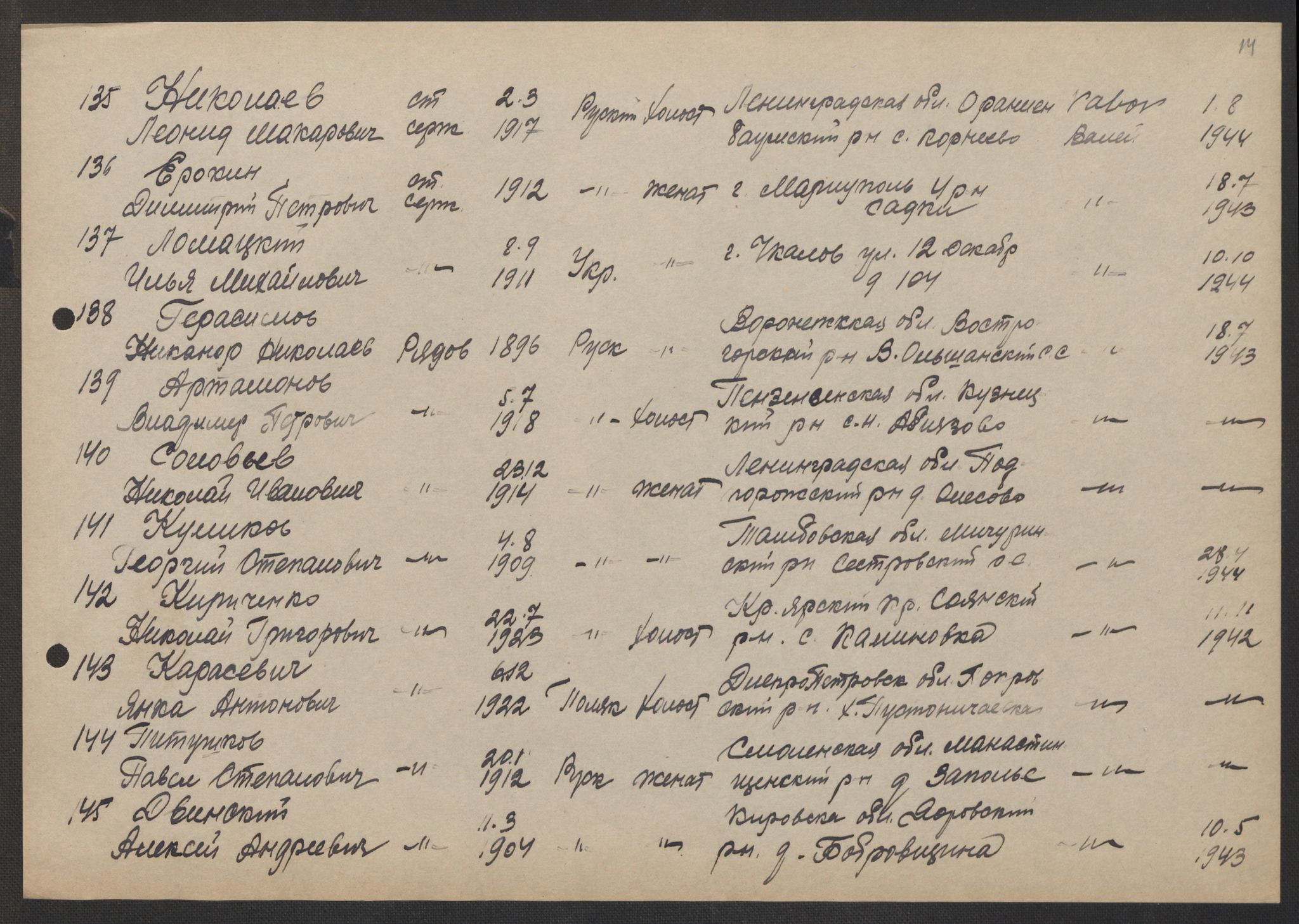 Flyktnings- og fangedirektoratet, Repatrieringskontoret, AV/RA-S-1681/D/Db/L0017: Displaced Persons (DPs) og sivile tyskere, 1945-1948, p. 235