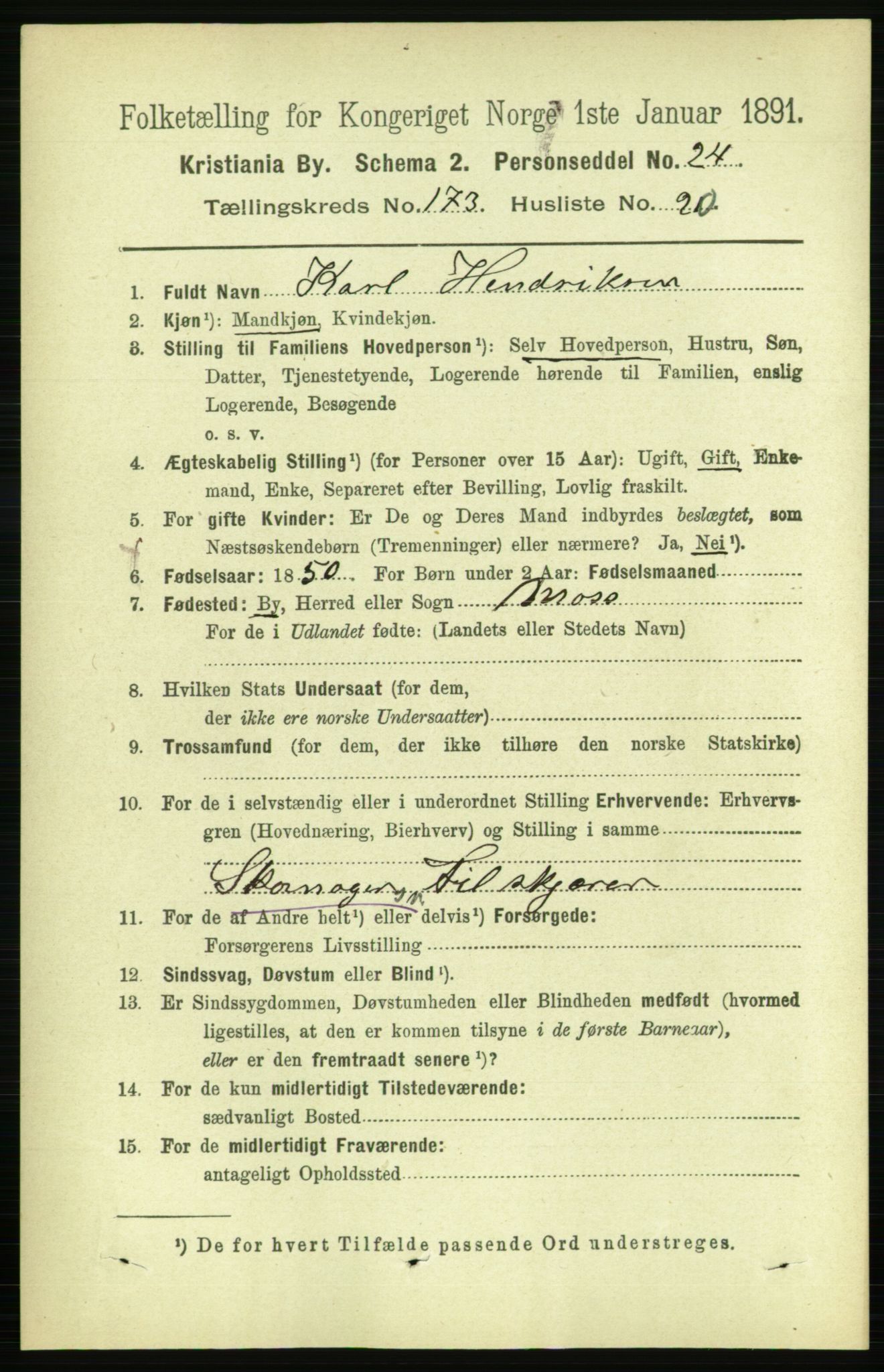 RA, 1891 census for 0301 Kristiania, 1891, p. 103777