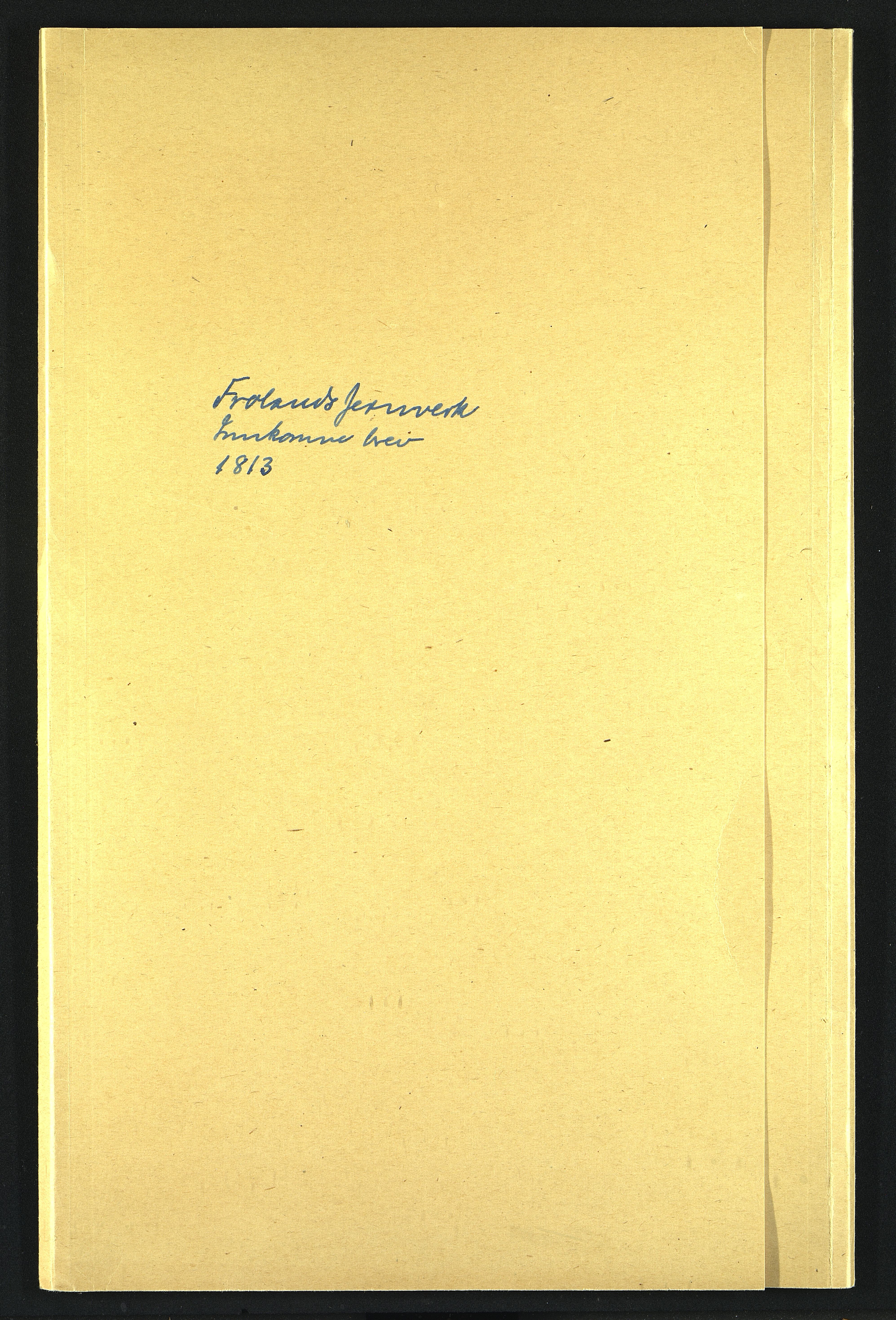 Froland Verk, AAKS/DA-1023/1/02/L0004: Innkomne brev, 1813-1817