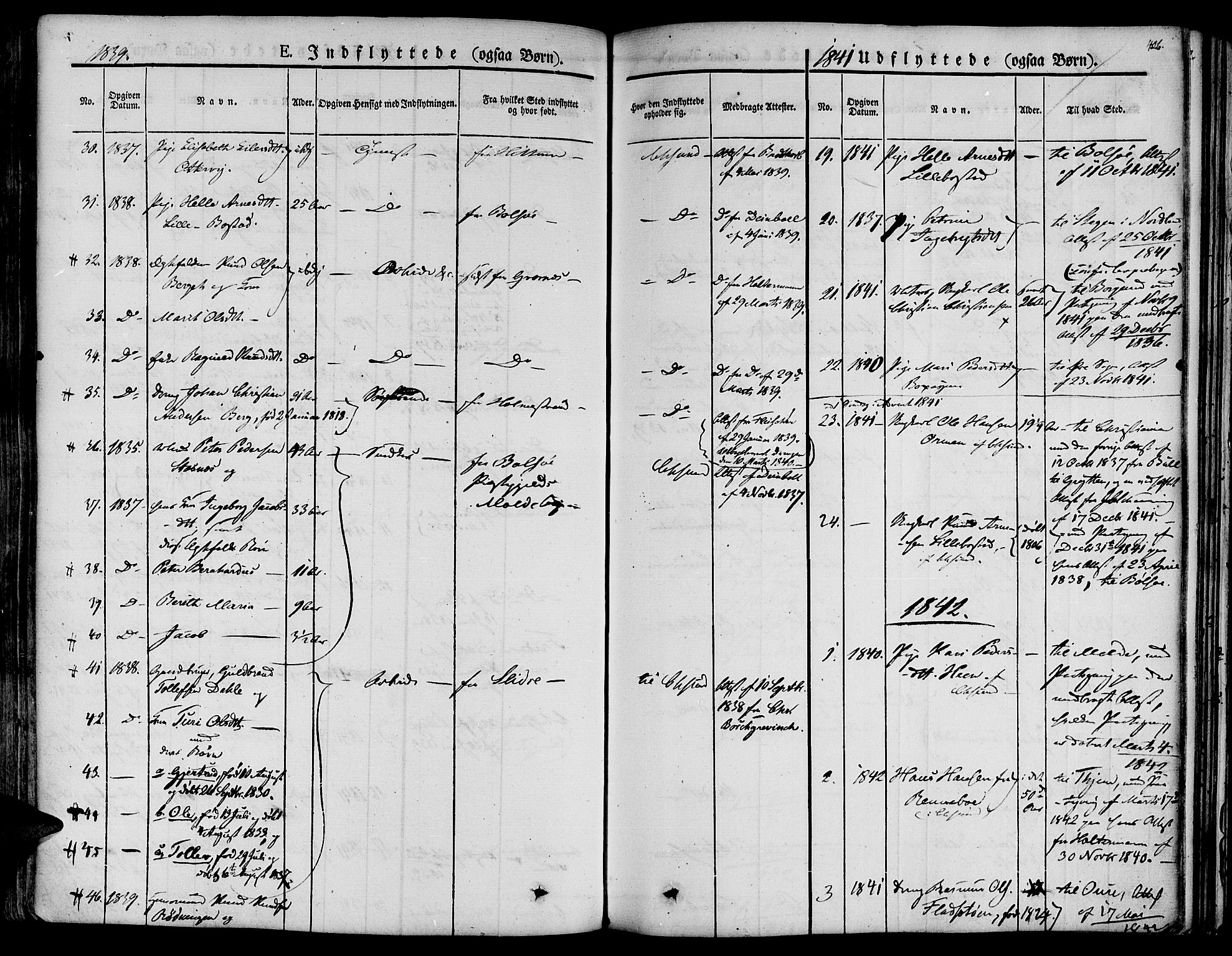 Ministerialprotokoller, klokkerbøker og fødselsregistre - Møre og Romsdal, SAT/A-1454/572/L0843: Parish register (official) no. 572A06, 1832-1842, p. 406