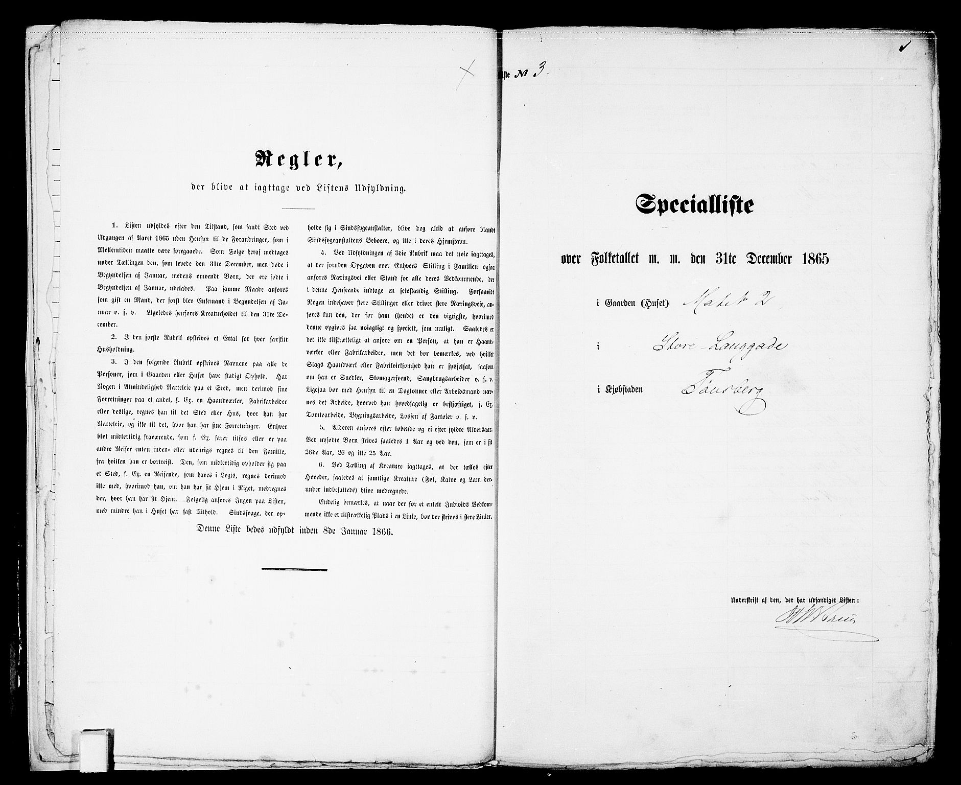 RA, 1865 census for Tønsberg, 1865, p. 16