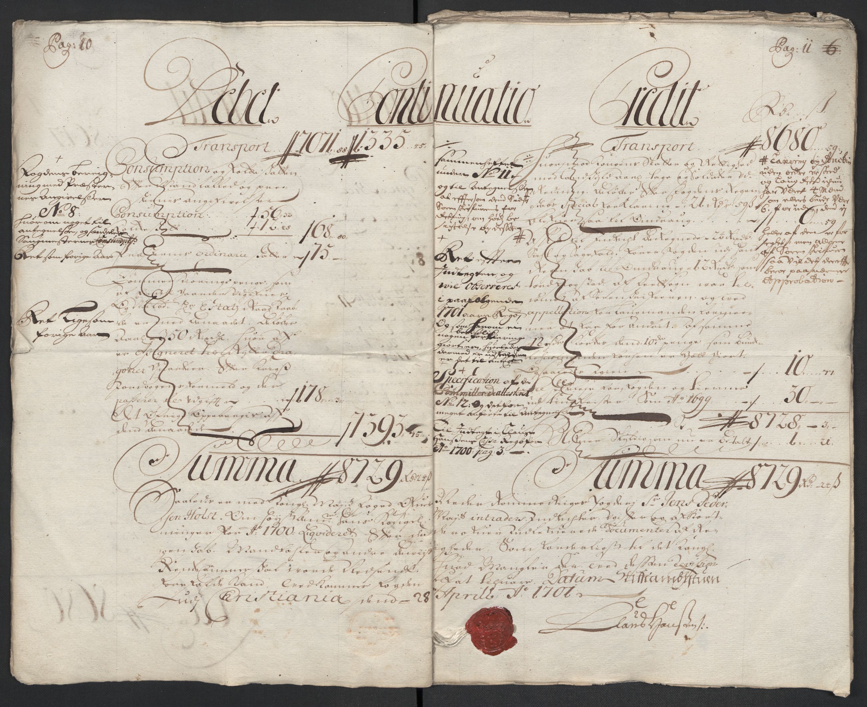 Rentekammeret inntil 1814, Reviderte regnskaper, Fogderegnskap, AV/RA-EA-4092/R11/L0583: Fogderegnskap Nedre Romerike, 1700, p. 10