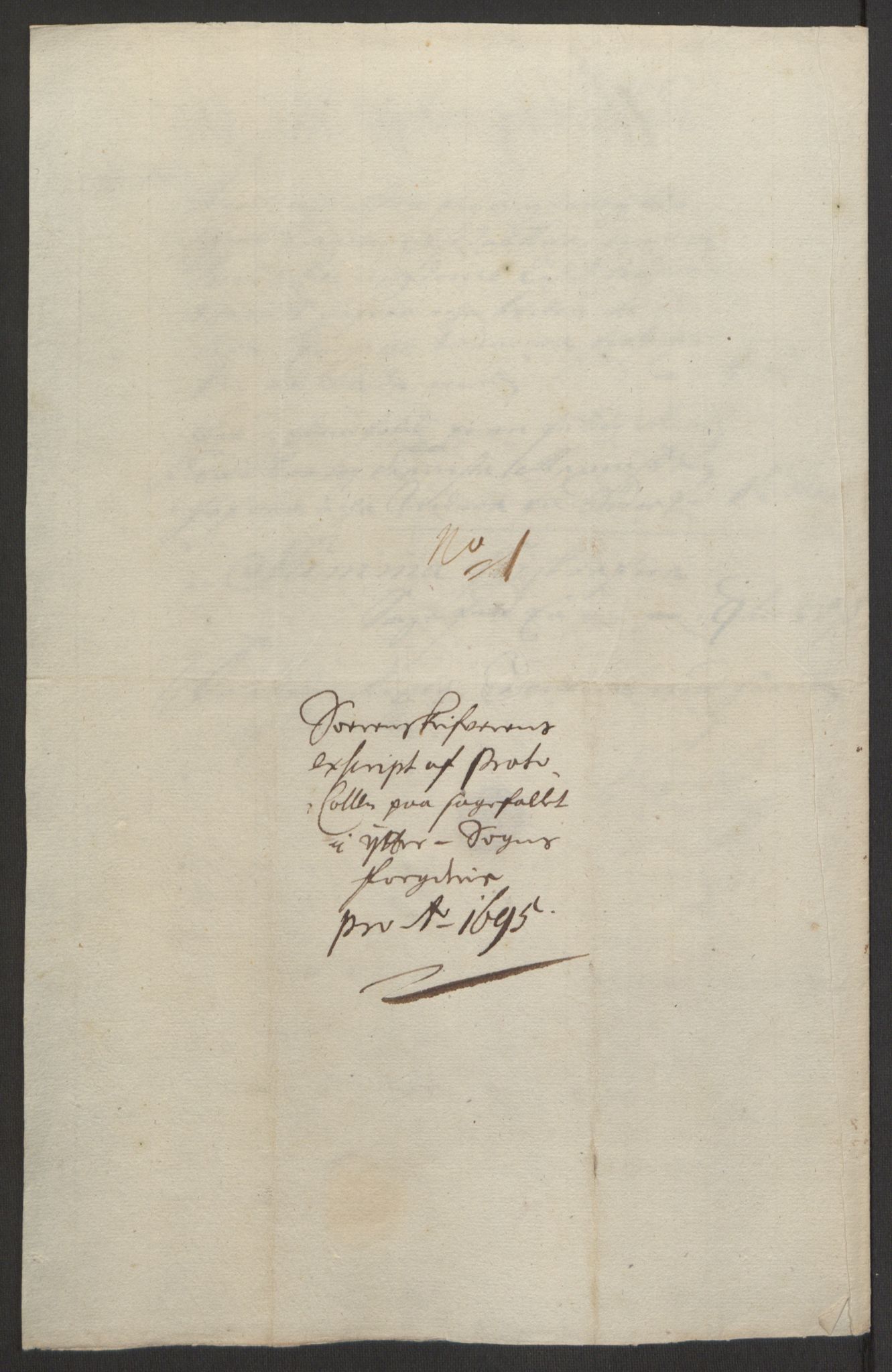 Rentekammeret inntil 1814, Reviderte regnskaper, Fogderegnskap, AV/RA-EA-4092/R52/L3308: Fogderegnskap Sogn, 1695, p. 322