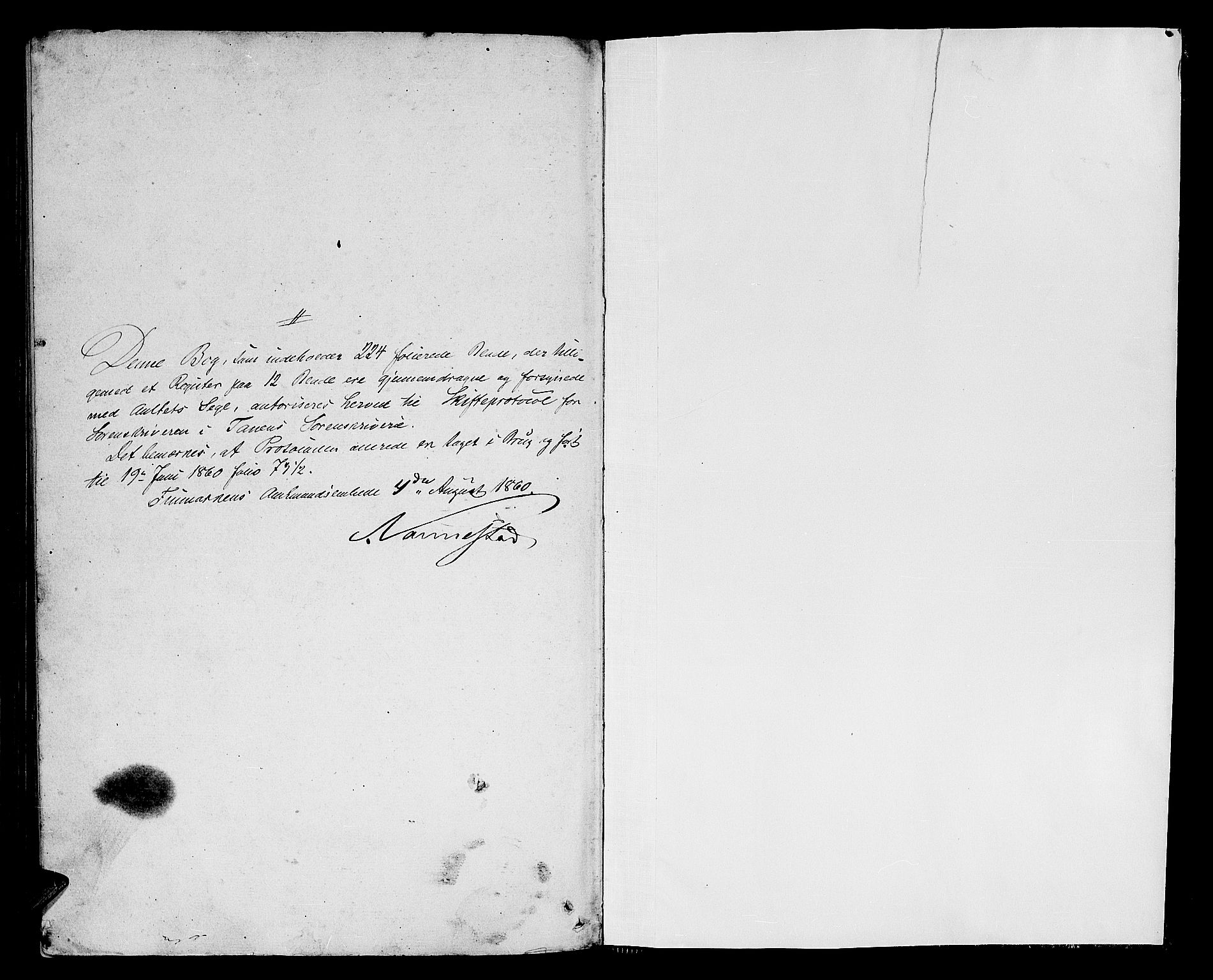 Tana fogderi/sorenskriveri, SATØ/S-0058/J/Jb/L0262: Skifteutlodningsprotokoller. Også behandling. Med register. Bak i protokollen innført to ekstrarettssaker fra 1864, 1855-1870