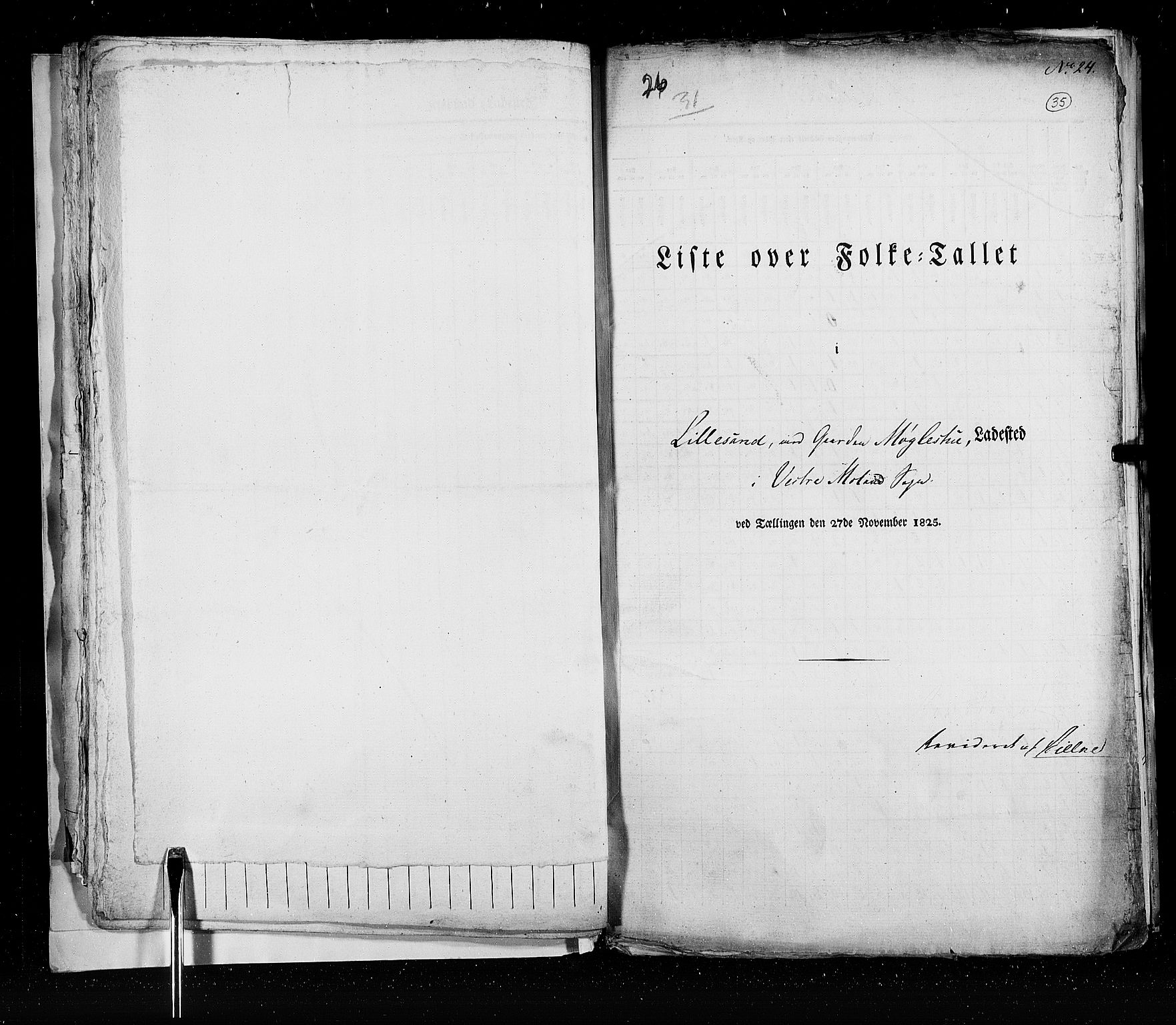 RA, Census 1825, vol. 21: Risør-Vardø, 1825, p. 35