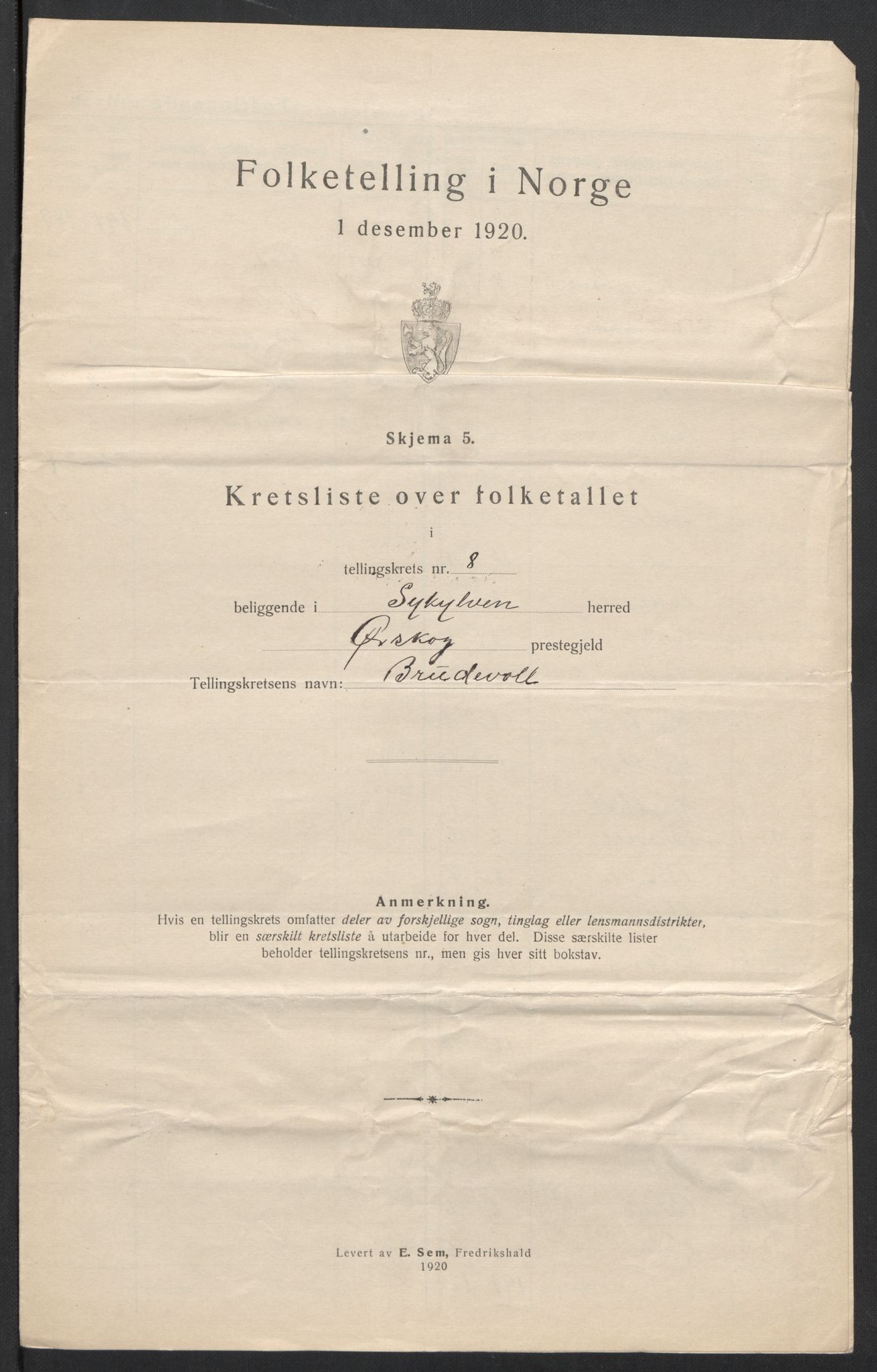 SAT, 1920 census for Sykkylven, 1920, p. 28