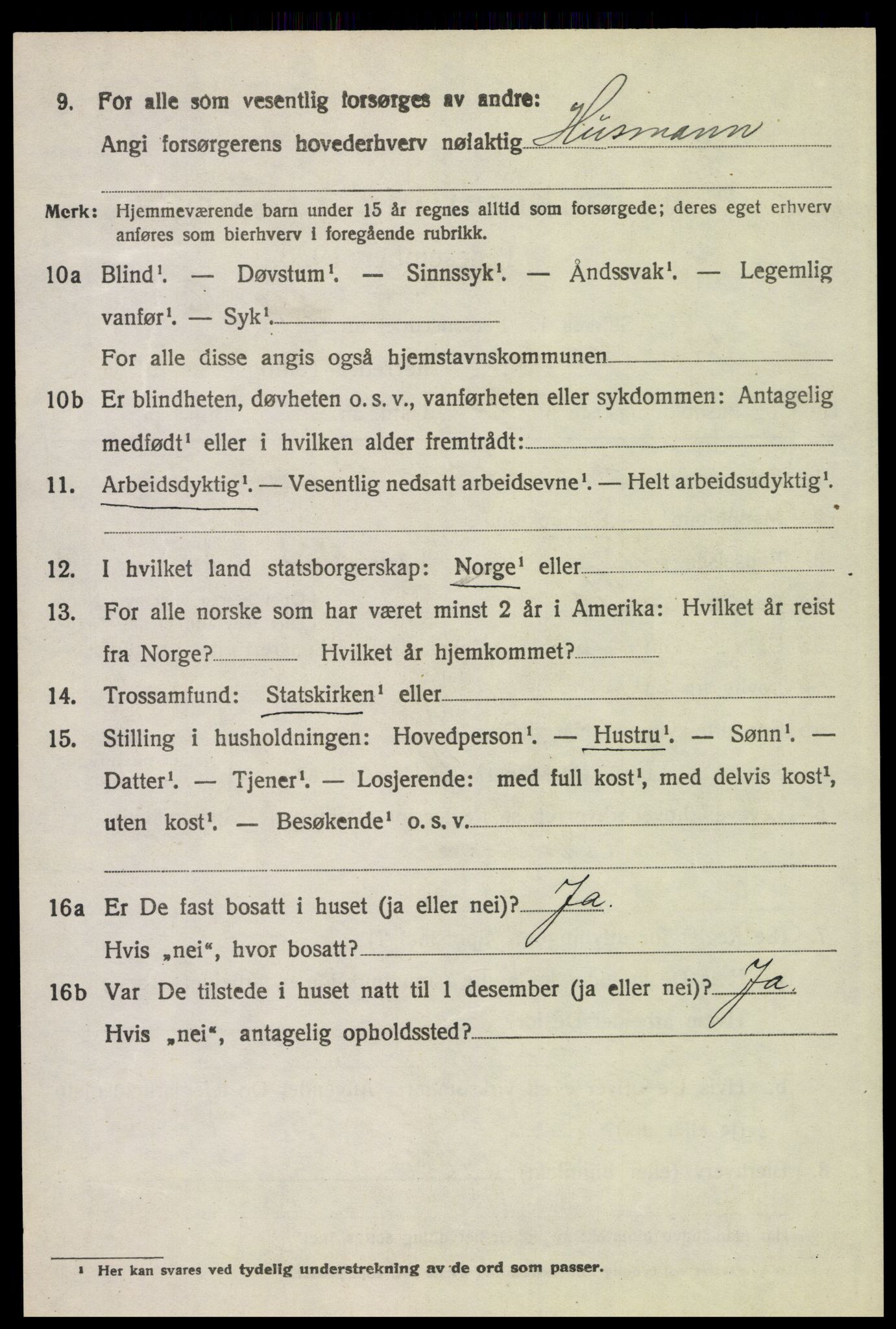 SAH, 1920 census for Stor-Elvdal, 1920, p. 3419