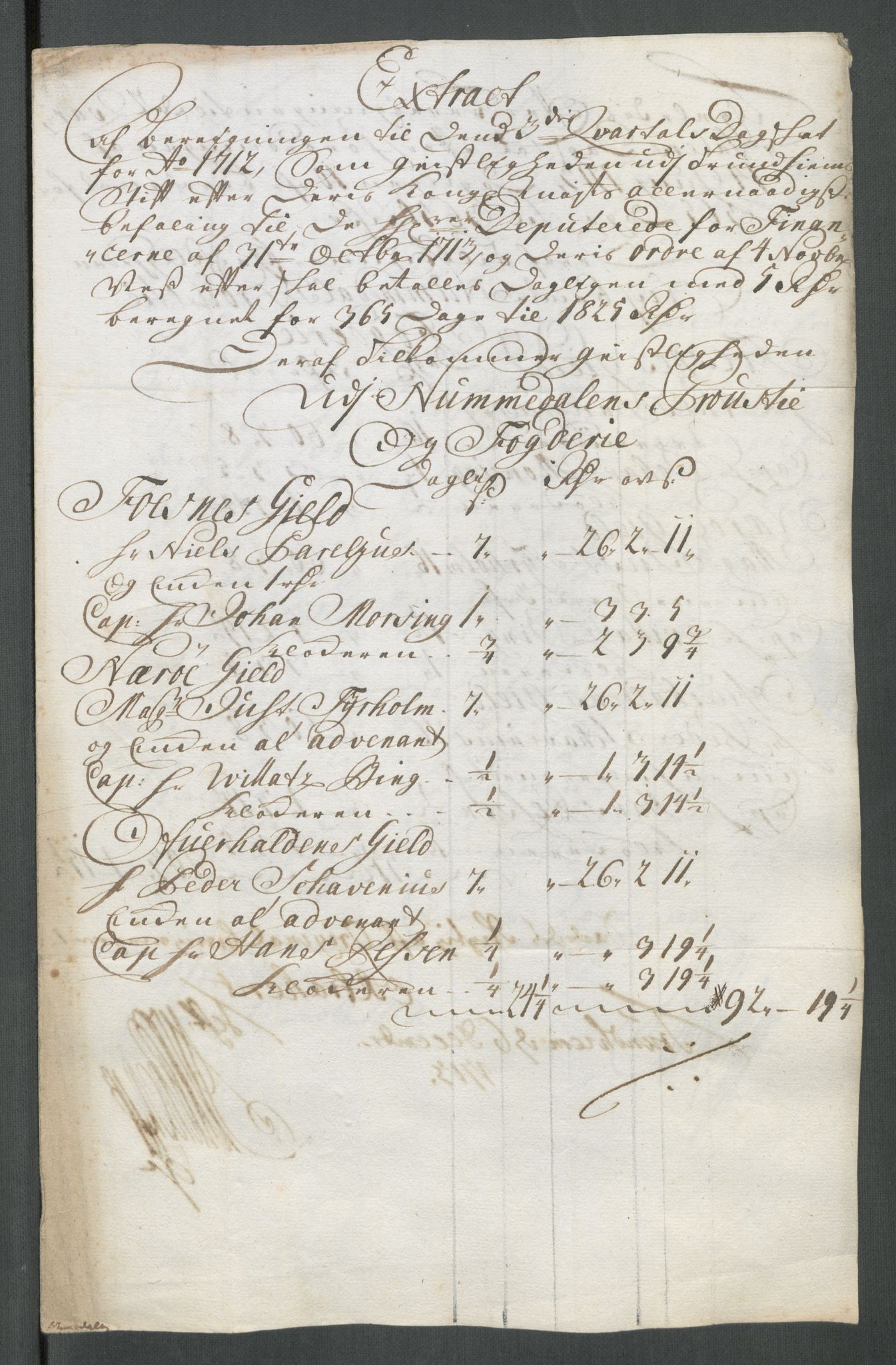 Rentekammeret inntil 1814, Reviderte regnskaper, Fogderegnskap, AV/RA-EA-4092/R64/L4434: Fogderegnskap Namdal, 1713, p. 148