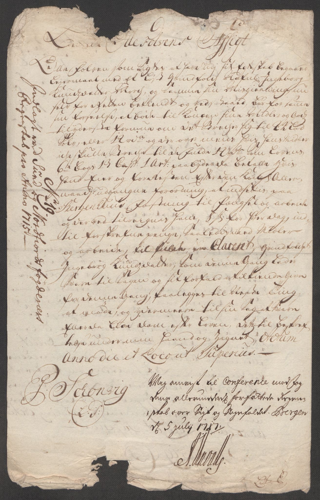 Rentekammeret inntil 1814, Reviderte regnskaper, Fogderegnskap, AV/RA-EA-4092/R53/L3439: Fogderegnskap Sunn- og Nordfjord, 1715, p. 417