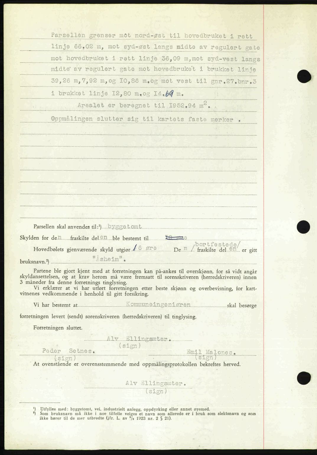 Romsdal sorenskriveri, AV/SAT-A-4149/1/2/2C: Mortgage book no. A27, 1948-1948, Diary no: : 2395/1948