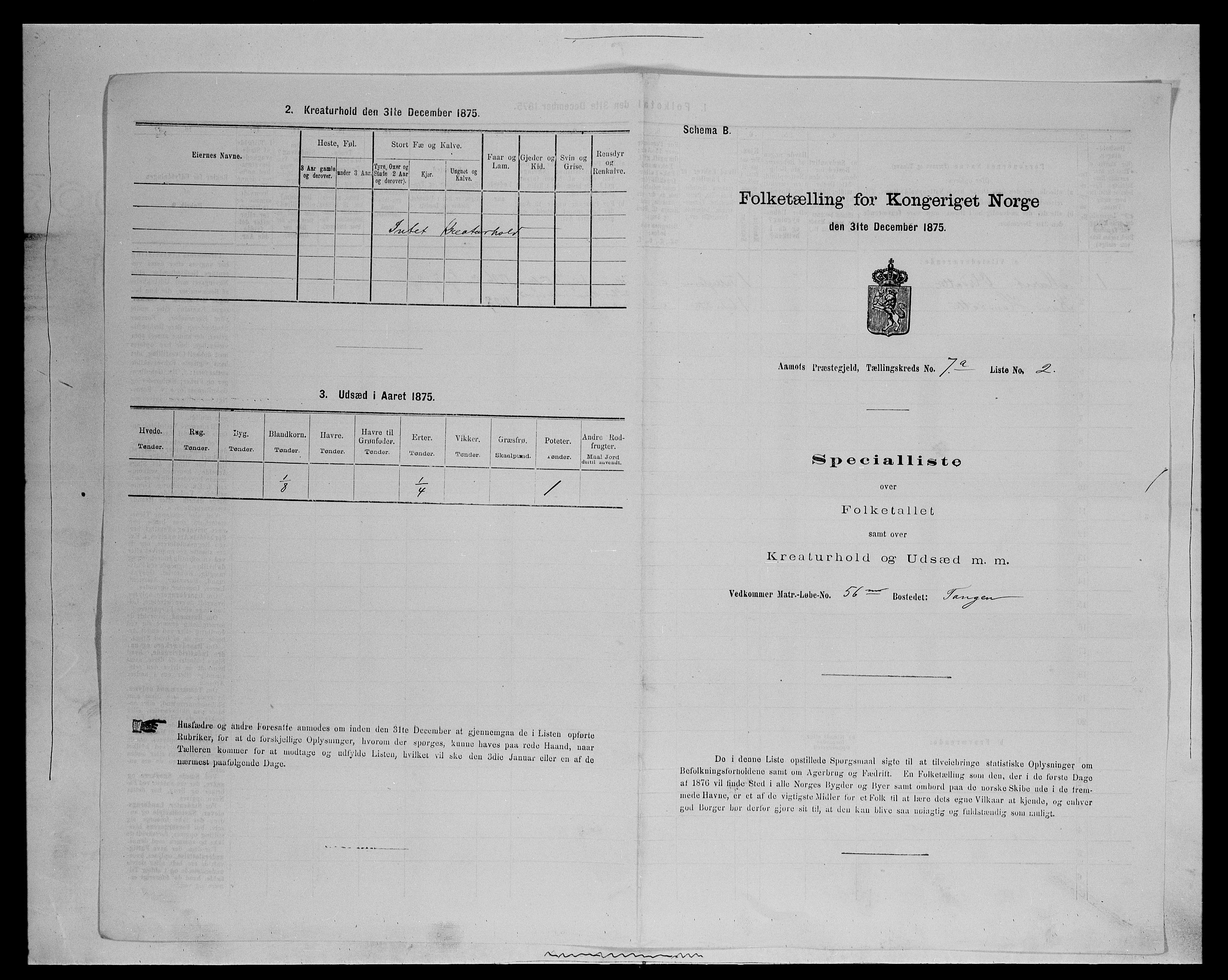 SAH, 1875 census for 0429P Åmot, 1875, p. 1008