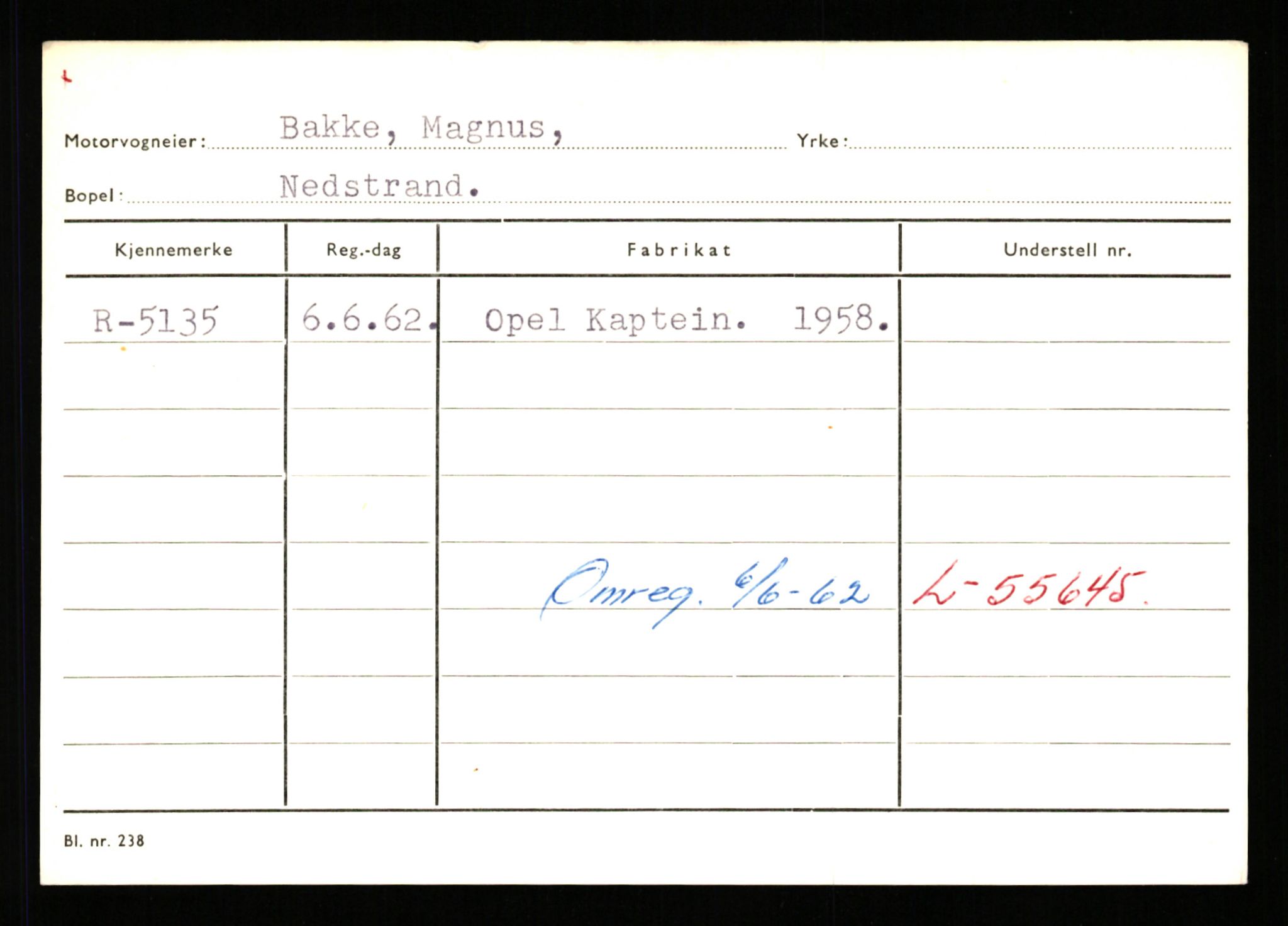 Stavanger trafikkstasjon, AV/SAST-A-101942/0/G/L0001: Registreringsnummer: 0 - 5782, 1930-1971, p. 3033