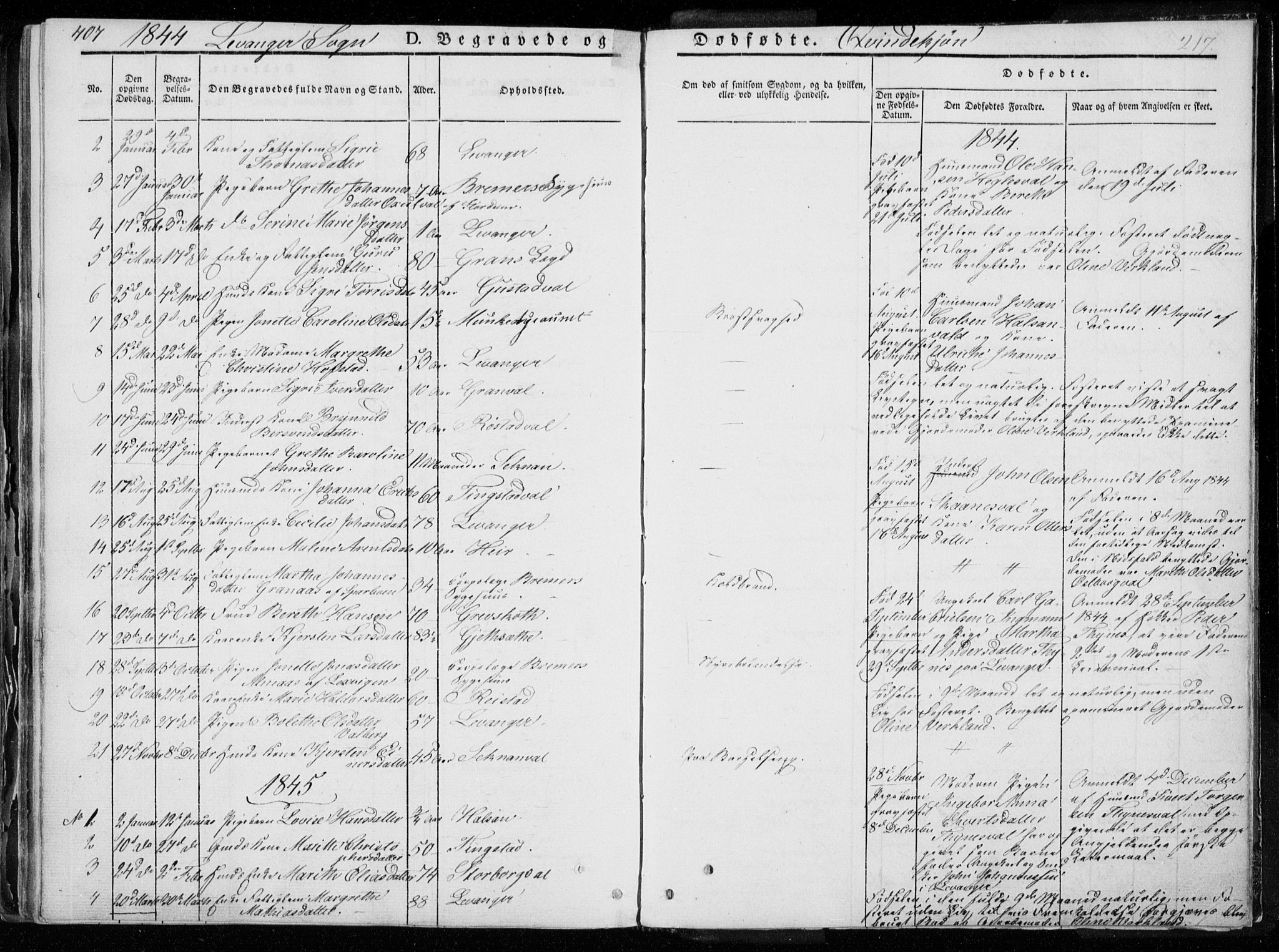 Ministerialprotokoller, klokkerbøker og fødselsregistre - Nord-Trøndelag, SAT/A-1458/720/L0183: Parish register (official) no. 720A01, 1836-1855, p. 216b-217a