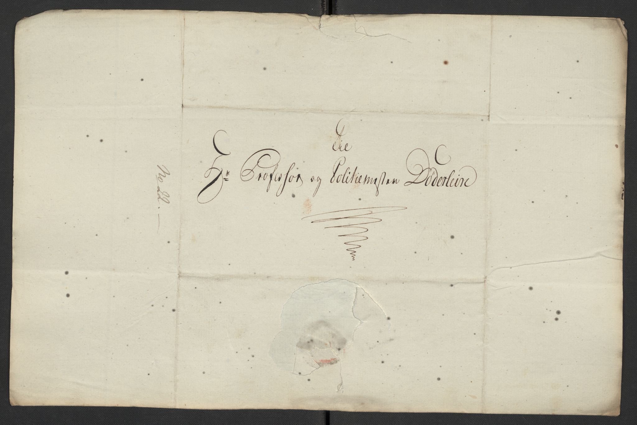 Oslo politidistrikt, AV/SAO-A-10085/D/Da/L0003: Innkomne brev, pro memoria m.v., 1781, p. 183