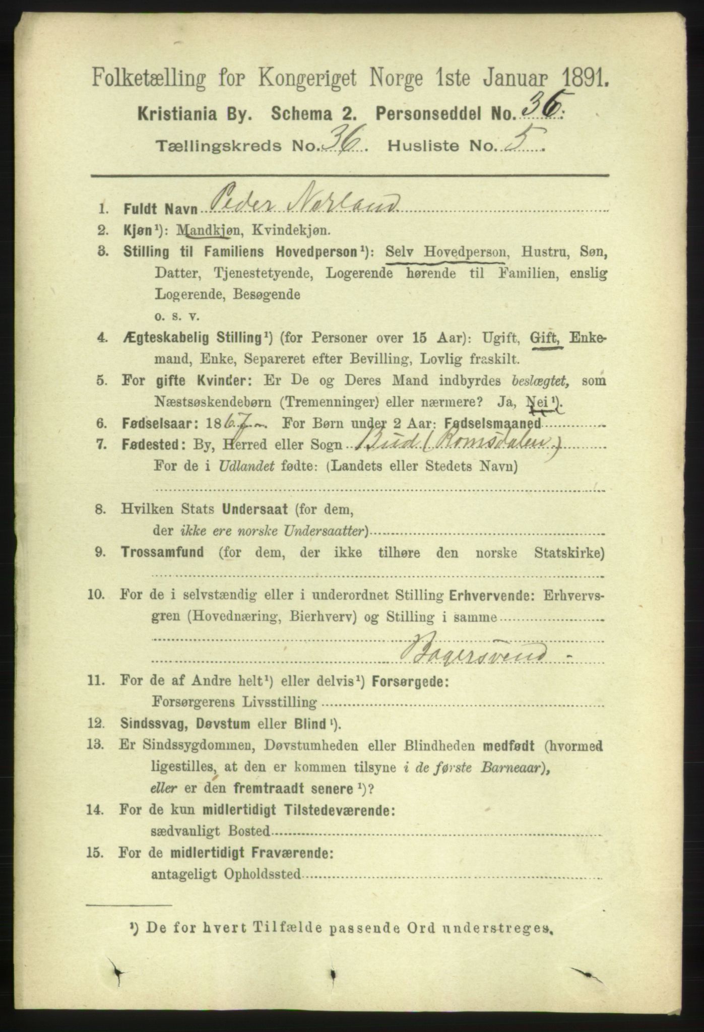 RA, 1891 census for 0301 Kristiania, 1891, p. 20138