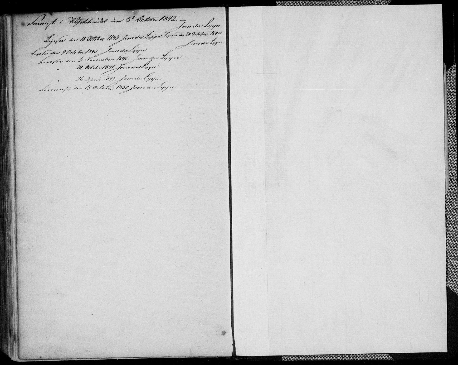 Kristiansand domprosti, AV/SAK-1112-0006/F/Fa/L0013: Parish register (official) no. A 13, 1842-1851