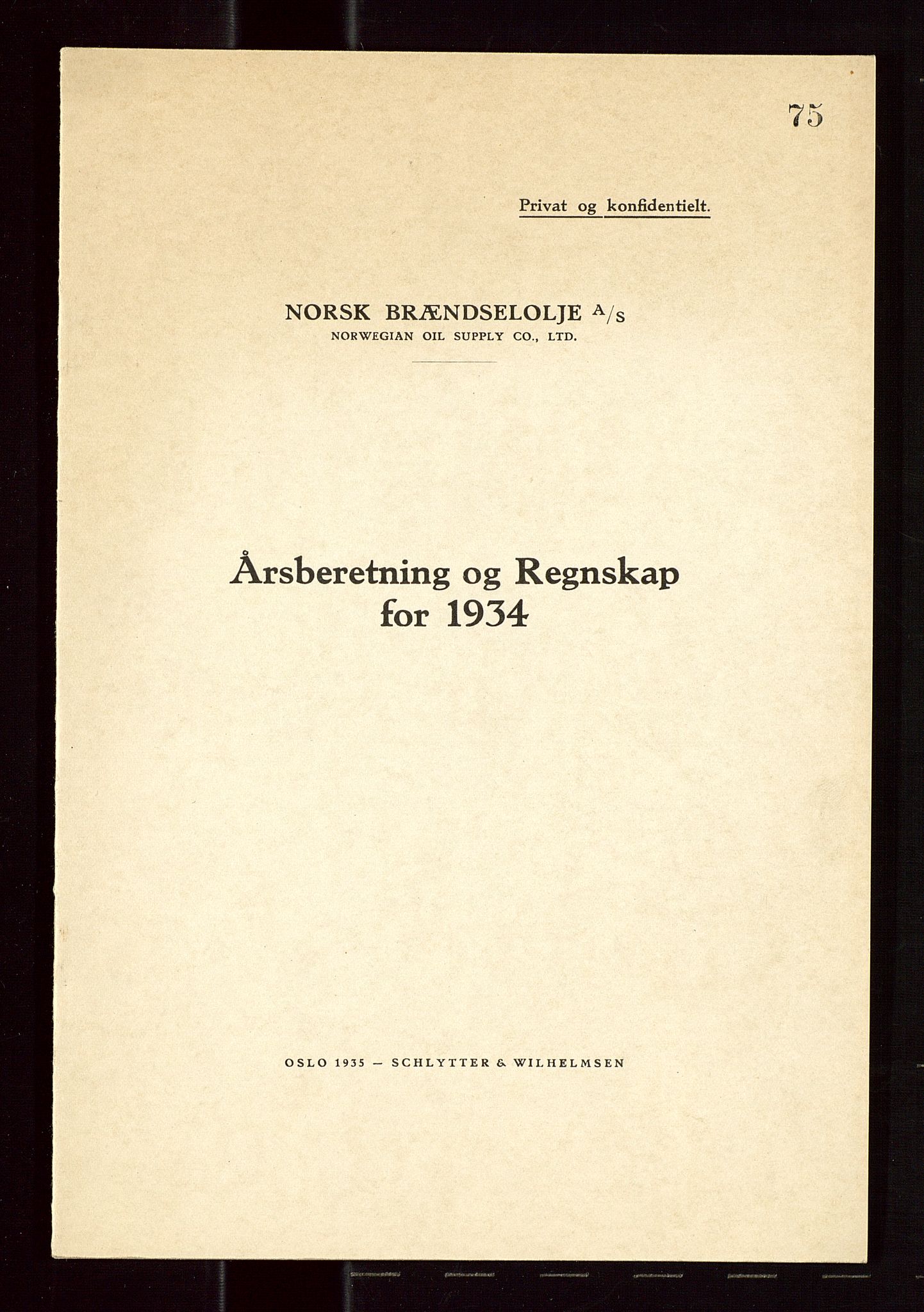 PA 1544 - Norsk Brændselolje A/S, SAST/A-101965/1/A/Aa/L0002/0003: Generalforsamling  / Generalforsamling 1935, 1936, 1935-1936, p. 5