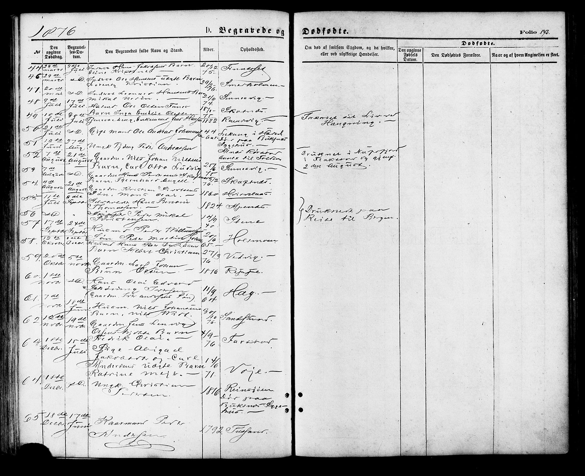 Ministerialprotokoller, klokkerbøker og fødselsregistre - Nordland, SAT/A-1459/881/L1166: Parish register (copy) no. 881C03, 1876-1885, p. 173