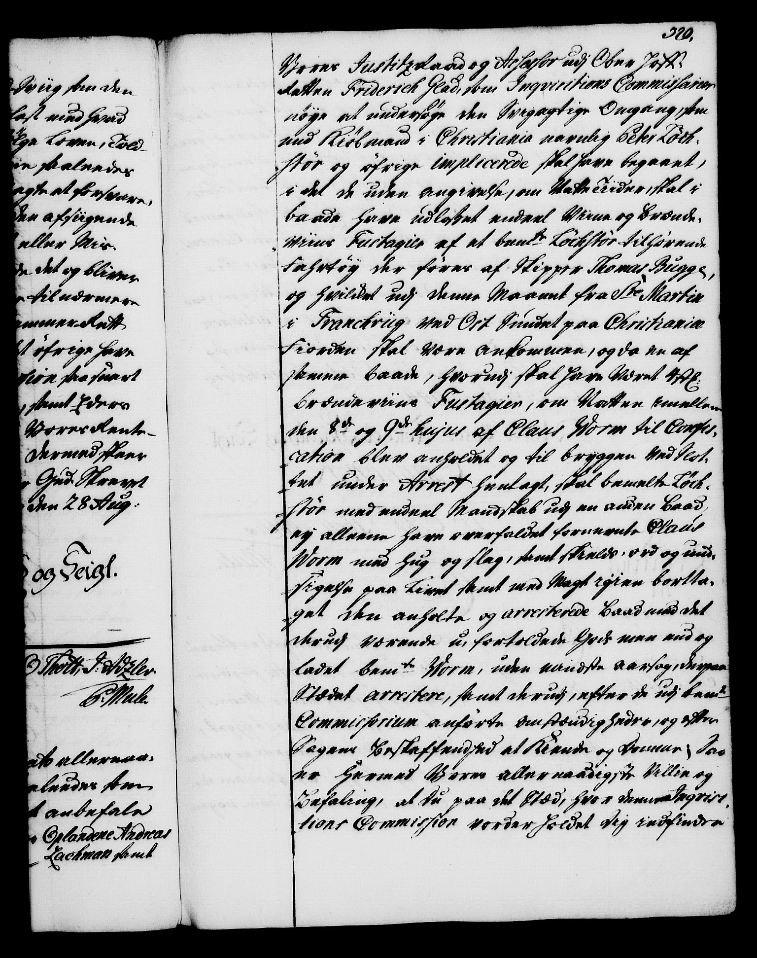 Rentekammeret, Kammerkanselliet, AV/RA-EA-3111/G/Gg/Gga/L0005: Norsk ekspedisjonsprotokoll med register (merket RK 53.5), 1741-1749, p. 320