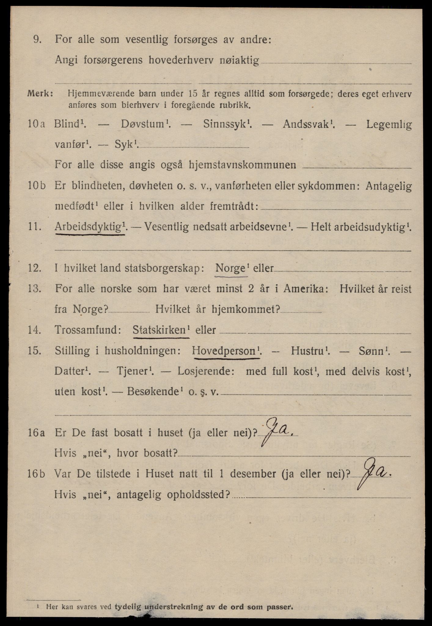 SAT, 1920 census for Kristiansund, 1920, p. 23902