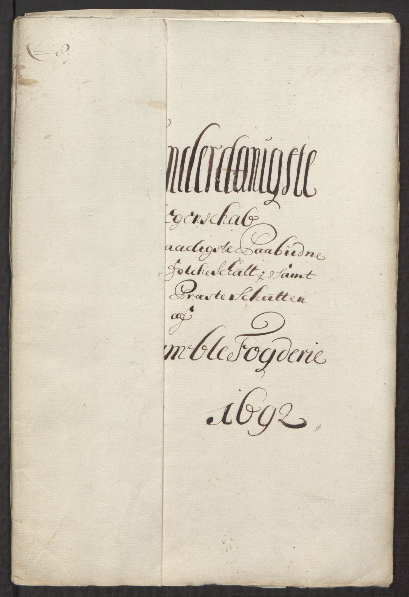 Rentekammeret inntil 1814, Reviderte regnskaper, Fogderegnskap, RA/EA-4092/R34/L2052: Fogderegnskap Bamble, 1692-1693, p. 198