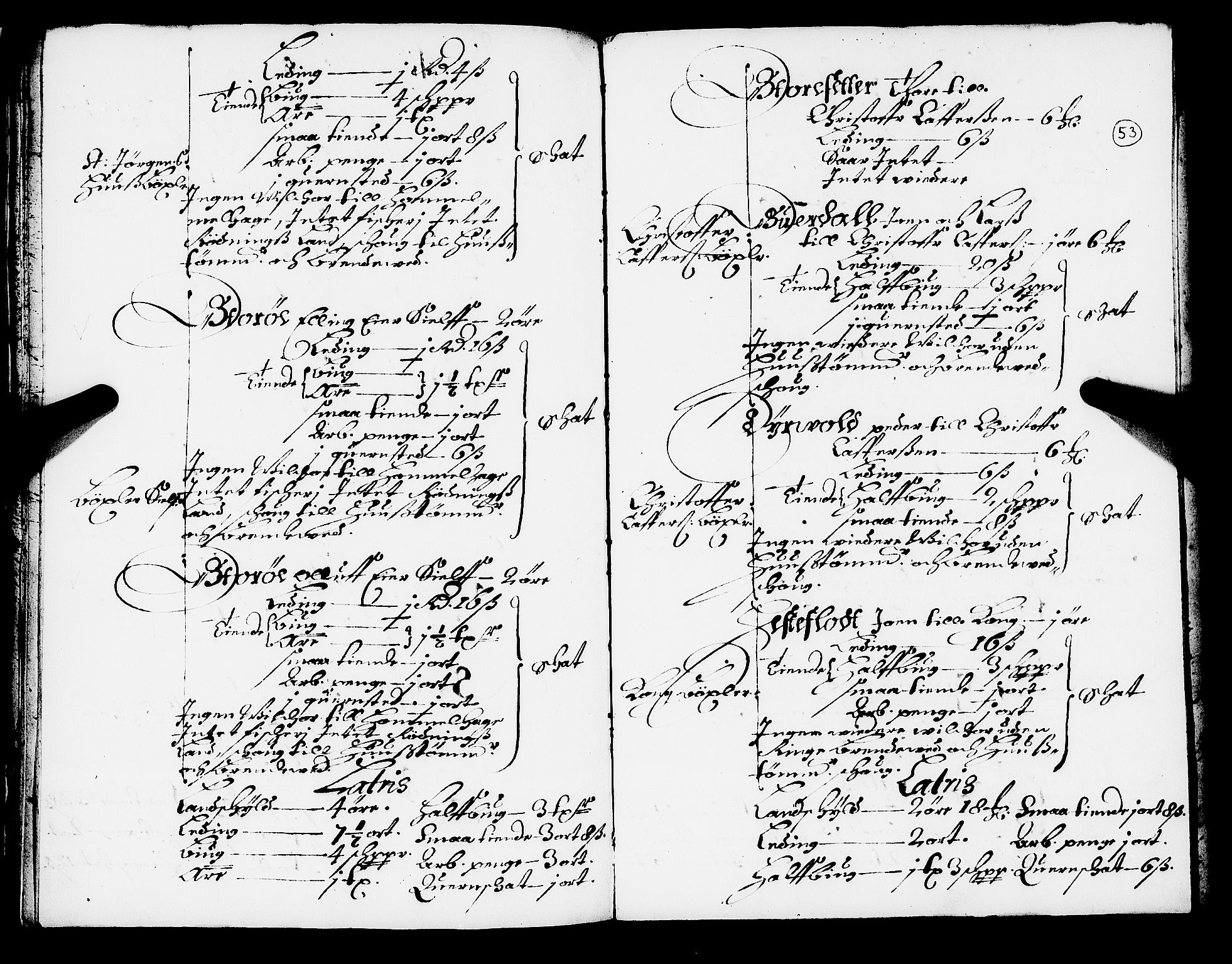 Rentekammeret inntil 1814, Realistisk ordnet avdeling, AV/RA-EA-4070/N/Nb/Nba/L0051: Gauldal fogderi, 1667, p. 52b-53a