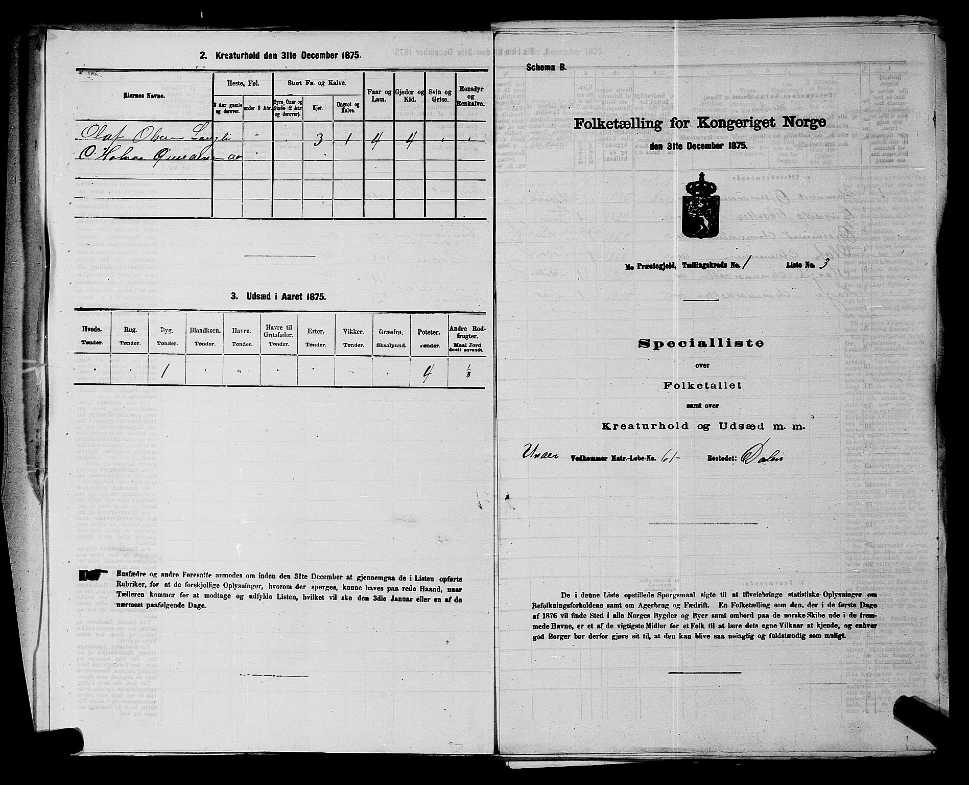 SAKO, 1875 census for 0832P Mo, 1875, p. 43